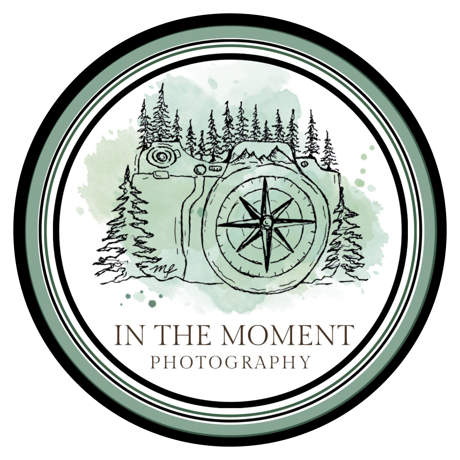 Logo for In The Moment Photography