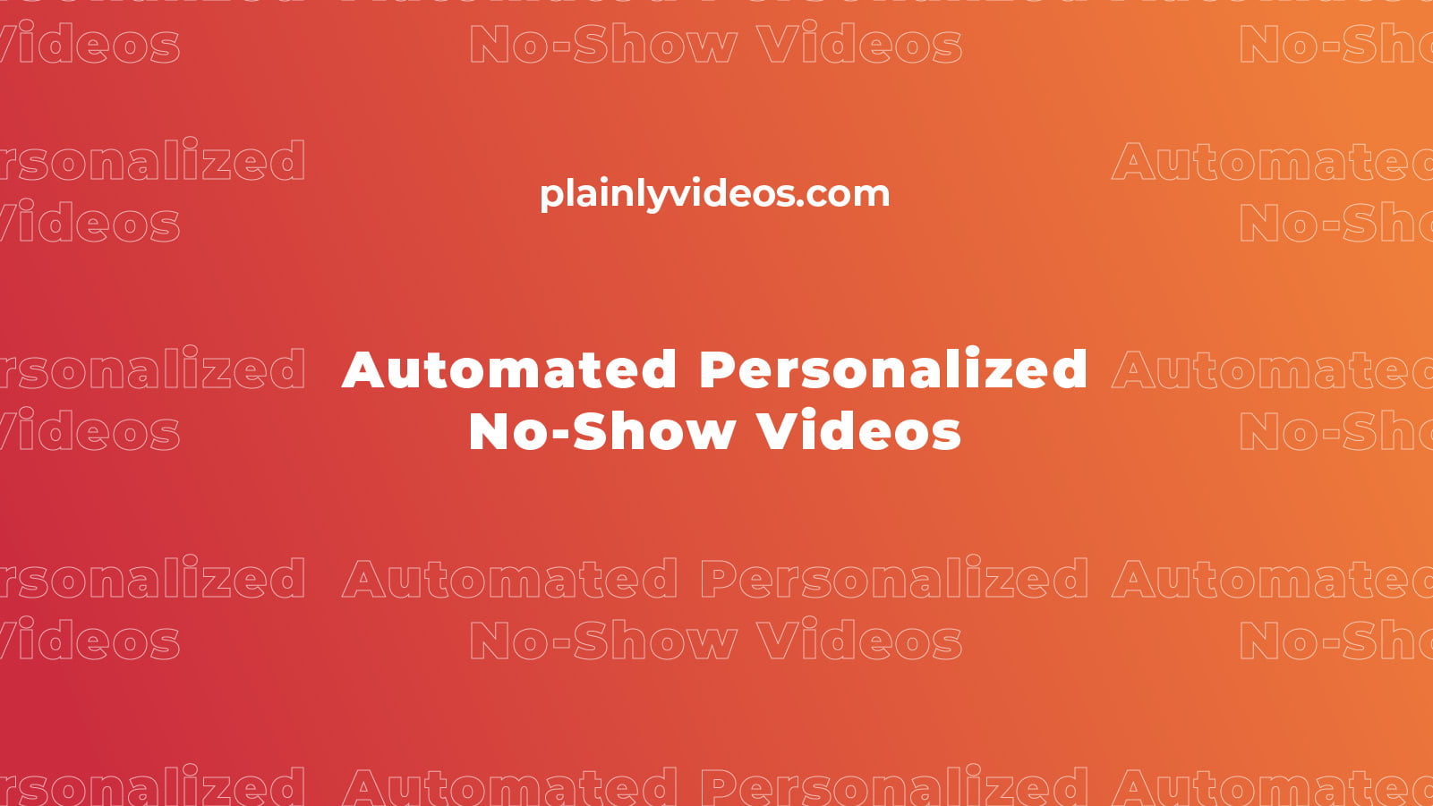 personalized no show video featured blog image