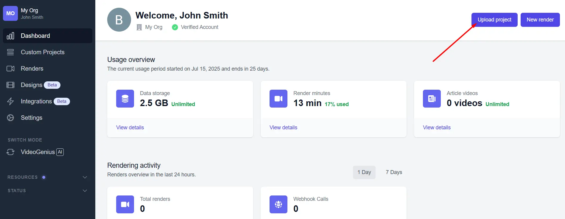videos from structured data plainly dashboard