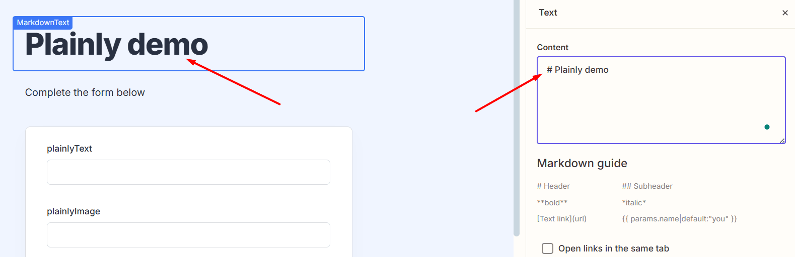 change the name of the title
