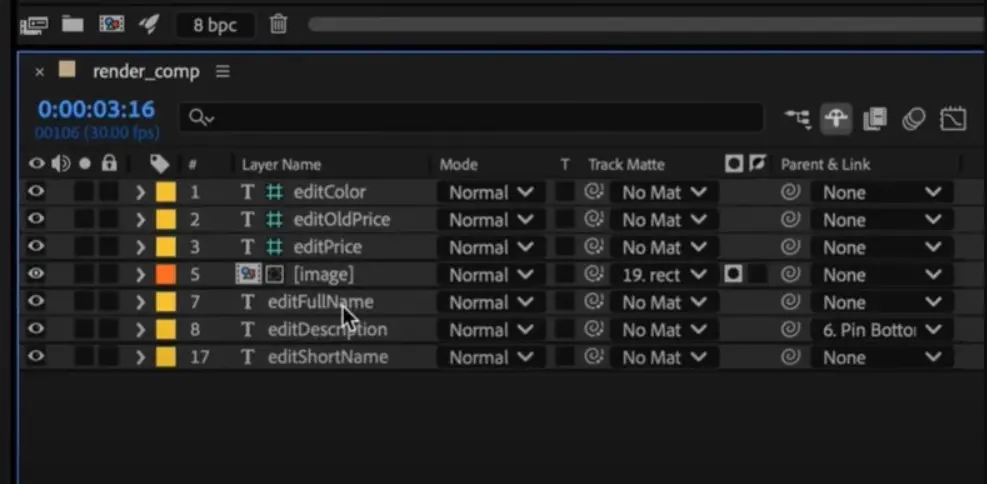 AE layers with prefix