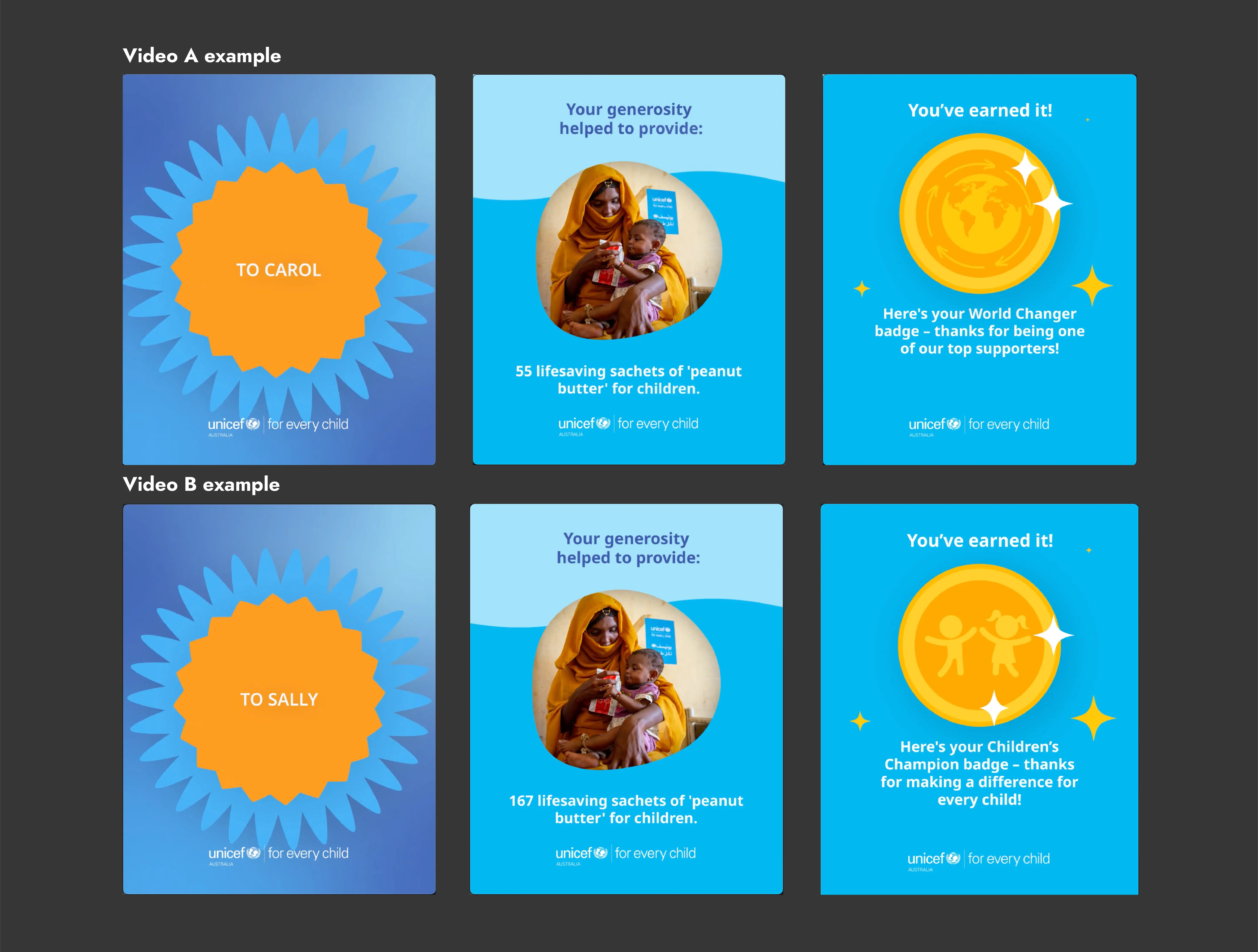 personalized videos examples