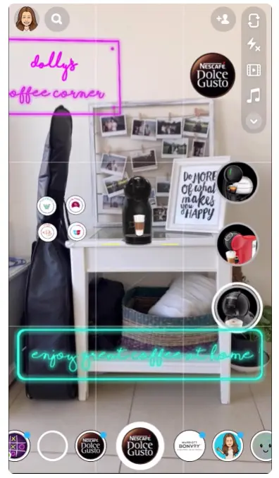 NESCAFÉ Dolce Gusto AR ad