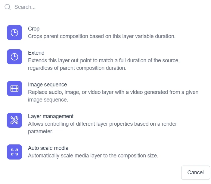 Plainly layer scripting
