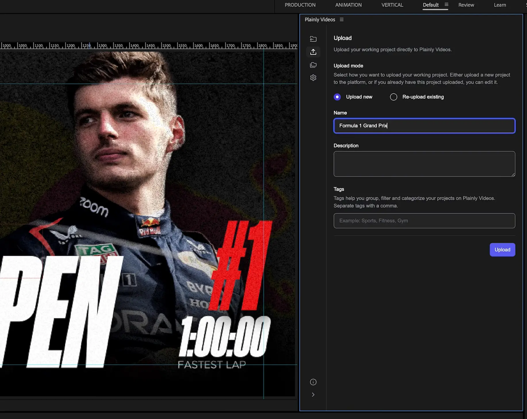 video Plainly AE plugin