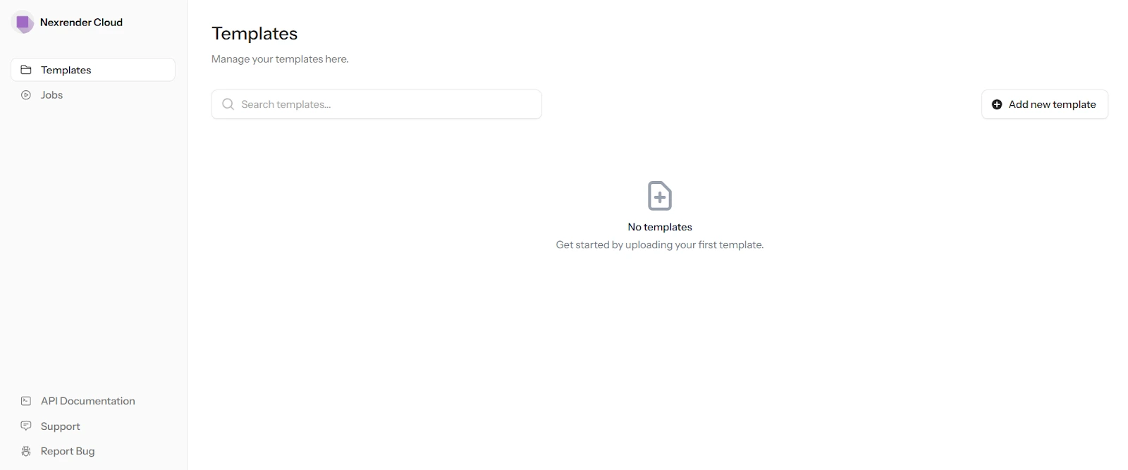 nexrender web application