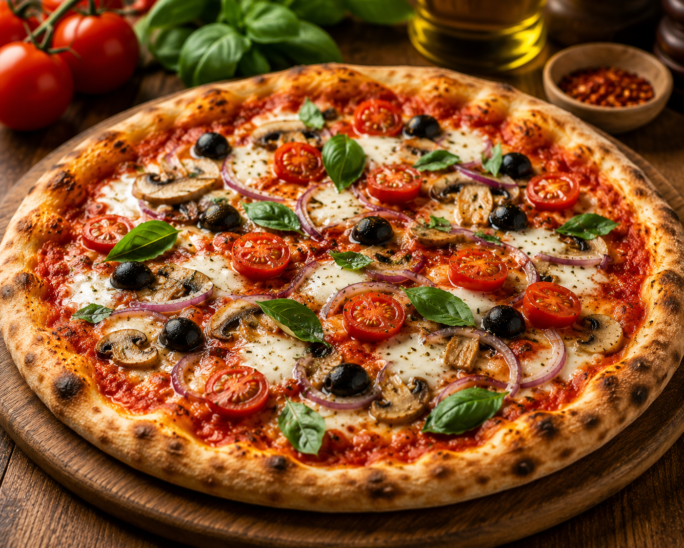 Prosciutto and balsamic Pizza