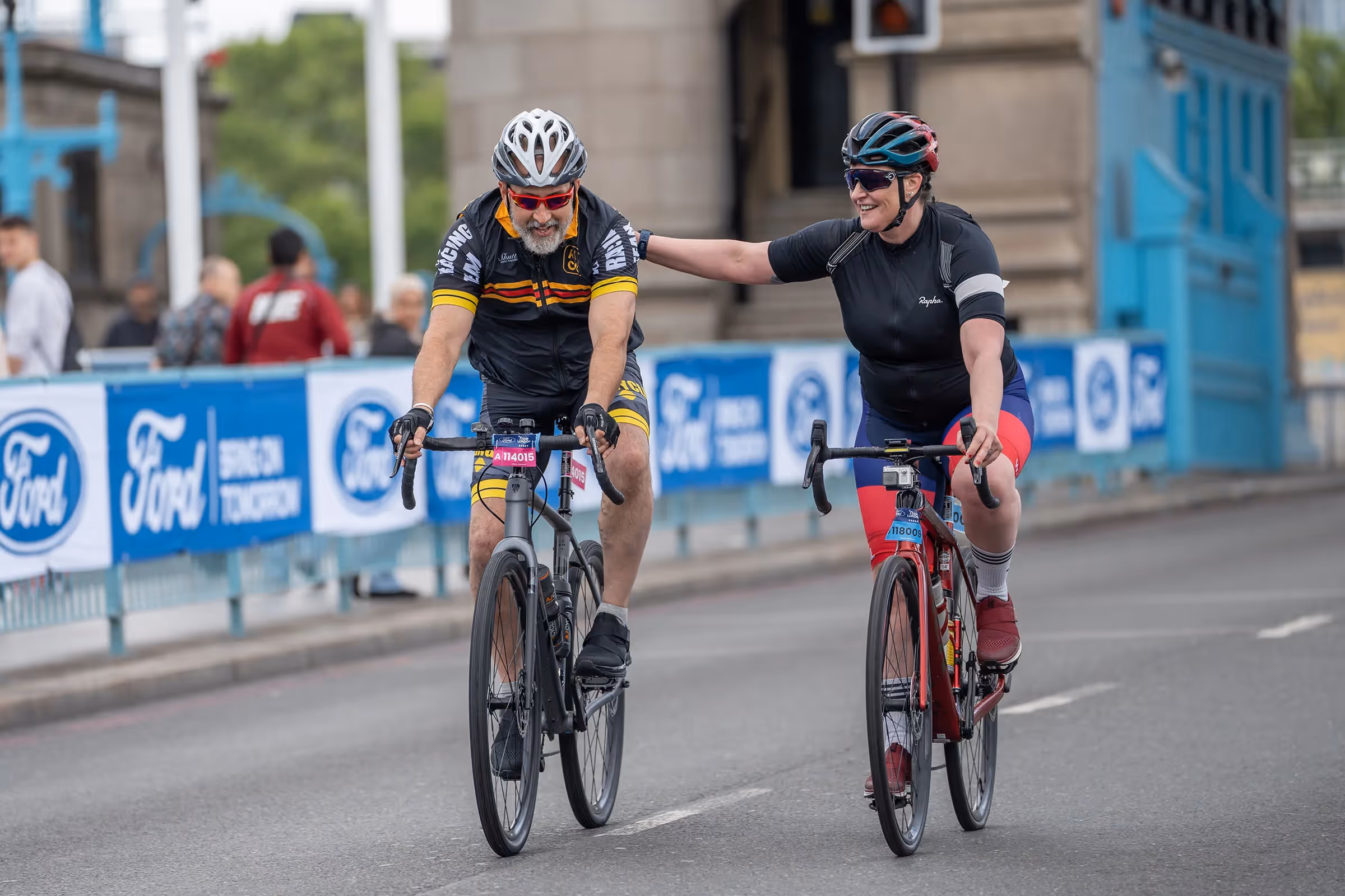 The annual "RideLondon" bike ride