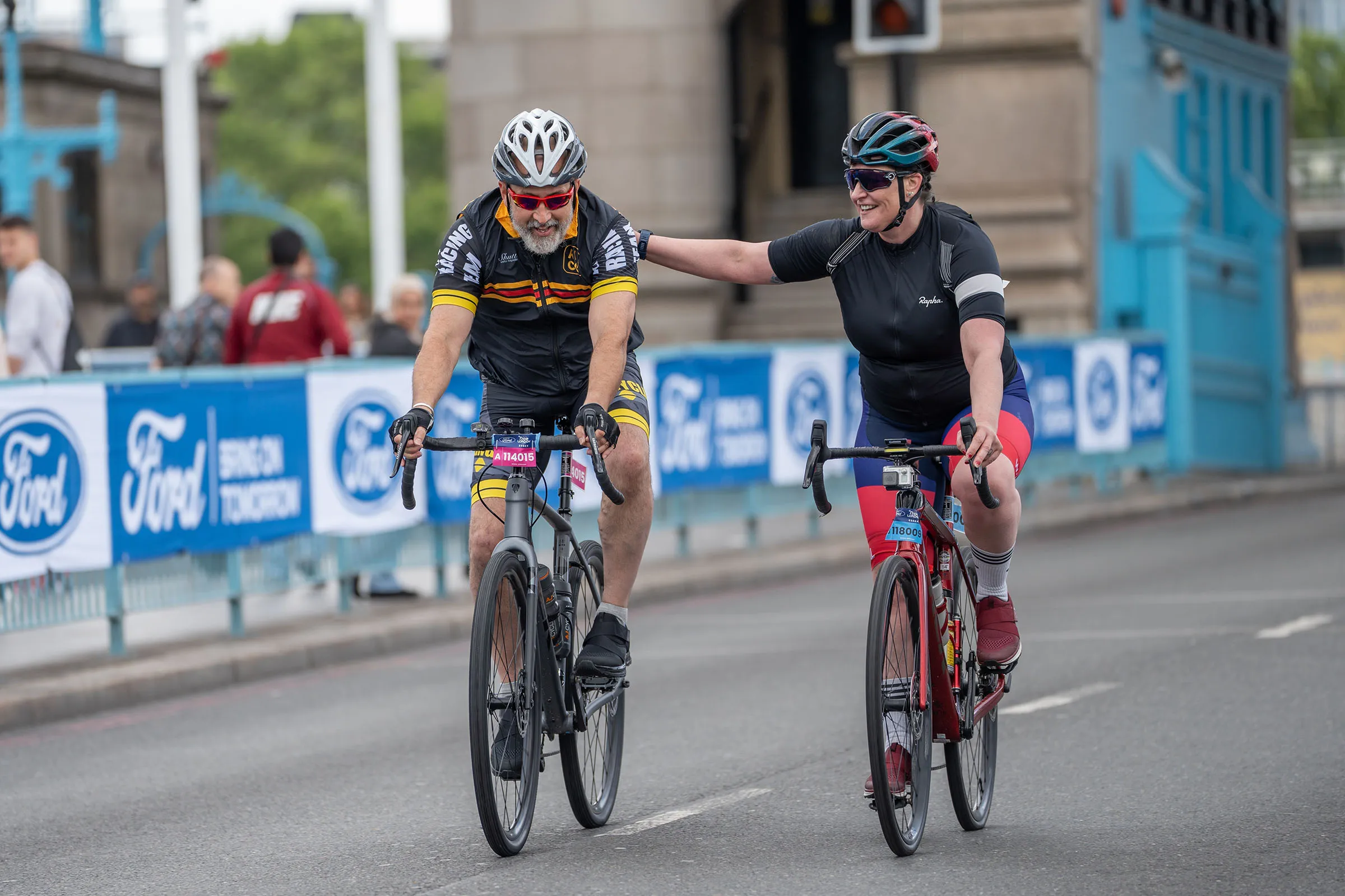 The annual "RideLondon" bike ride