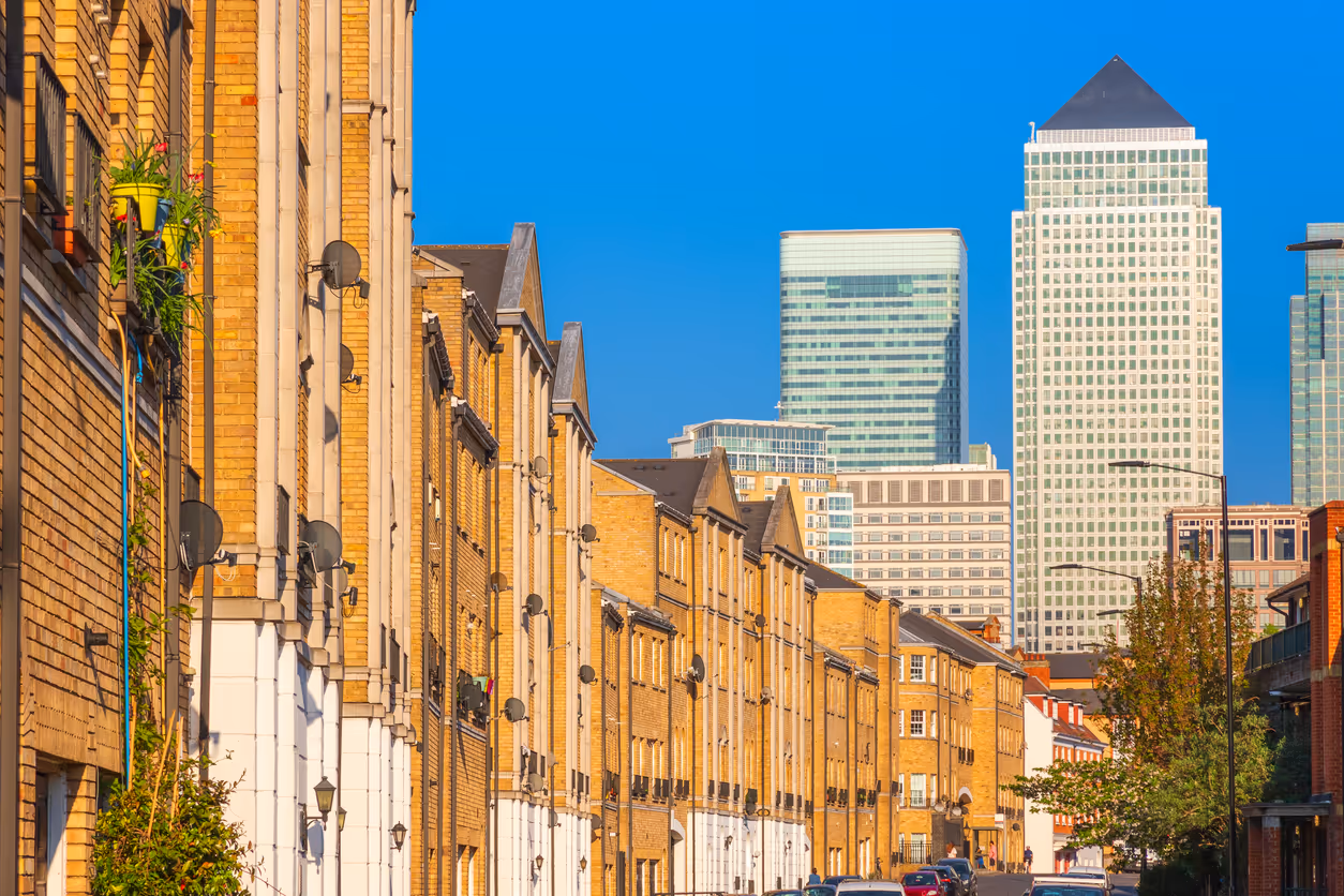 Houses near Canada Water