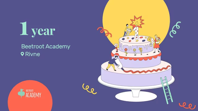 Велика родина Beetroot Academy святкує рік з дня народження академії у Рівному.
