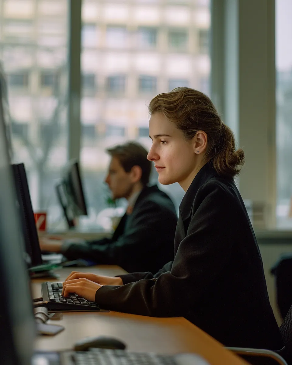 Serene Woman in Sunlight