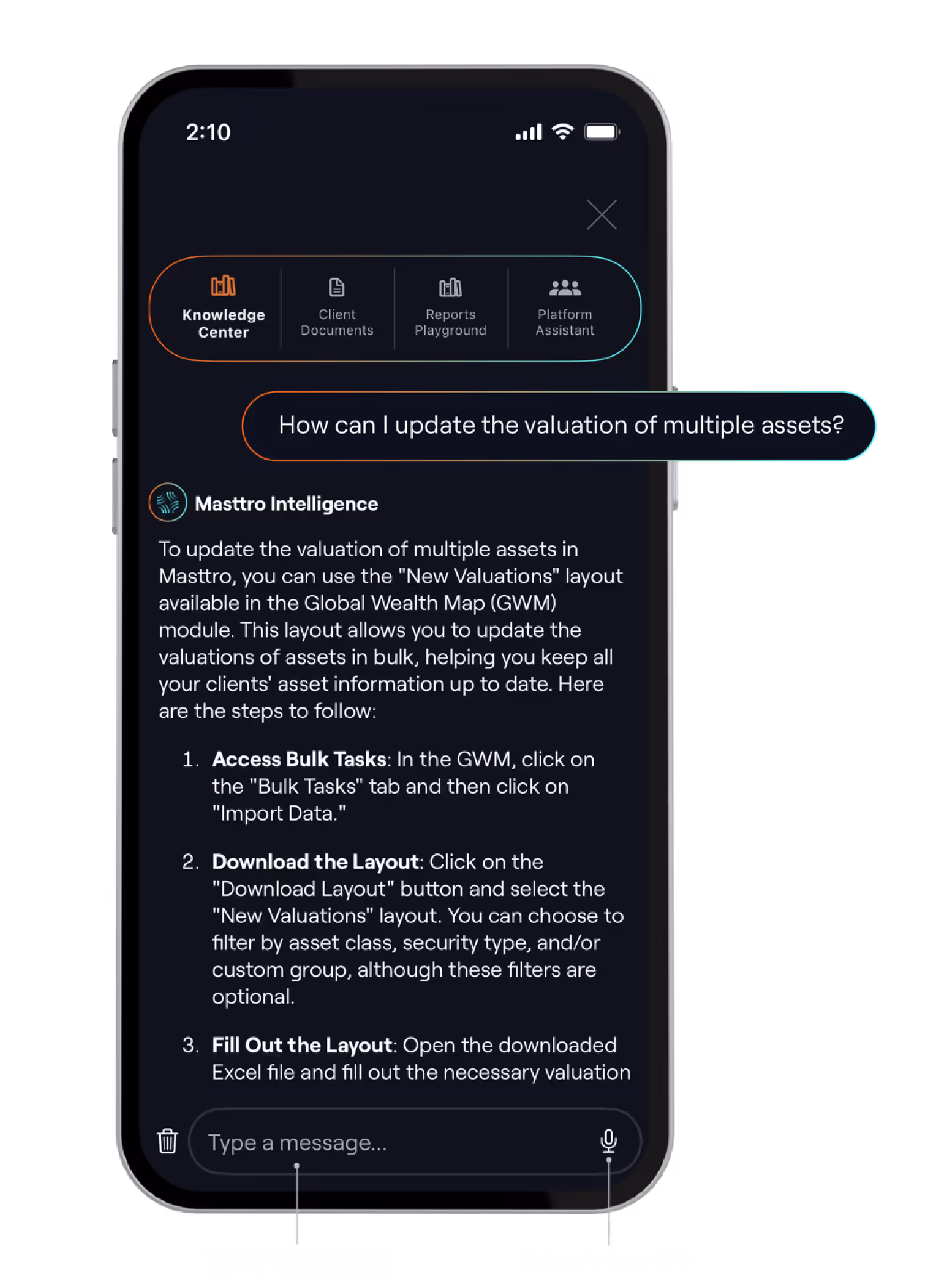 Actionable insights, in seconds