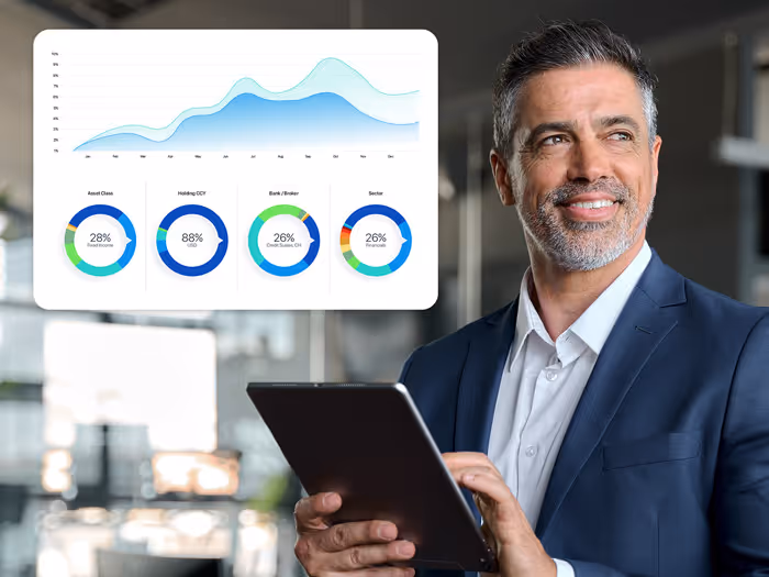 Answer complex wealth questions in a few clicks.