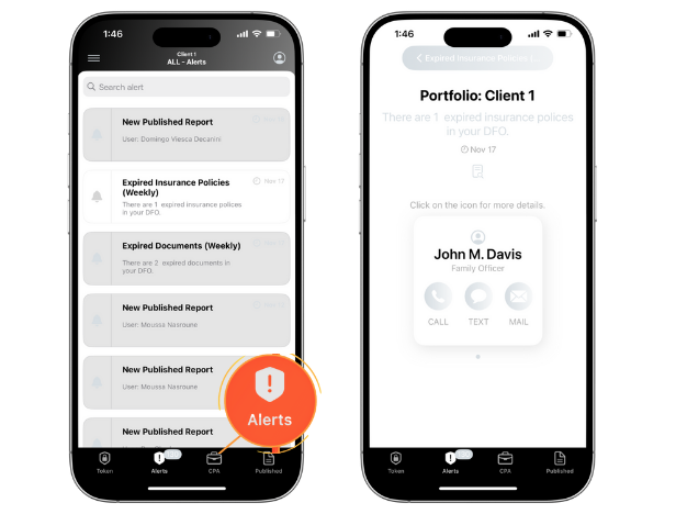 A modern mobile experience with intuitive navigation