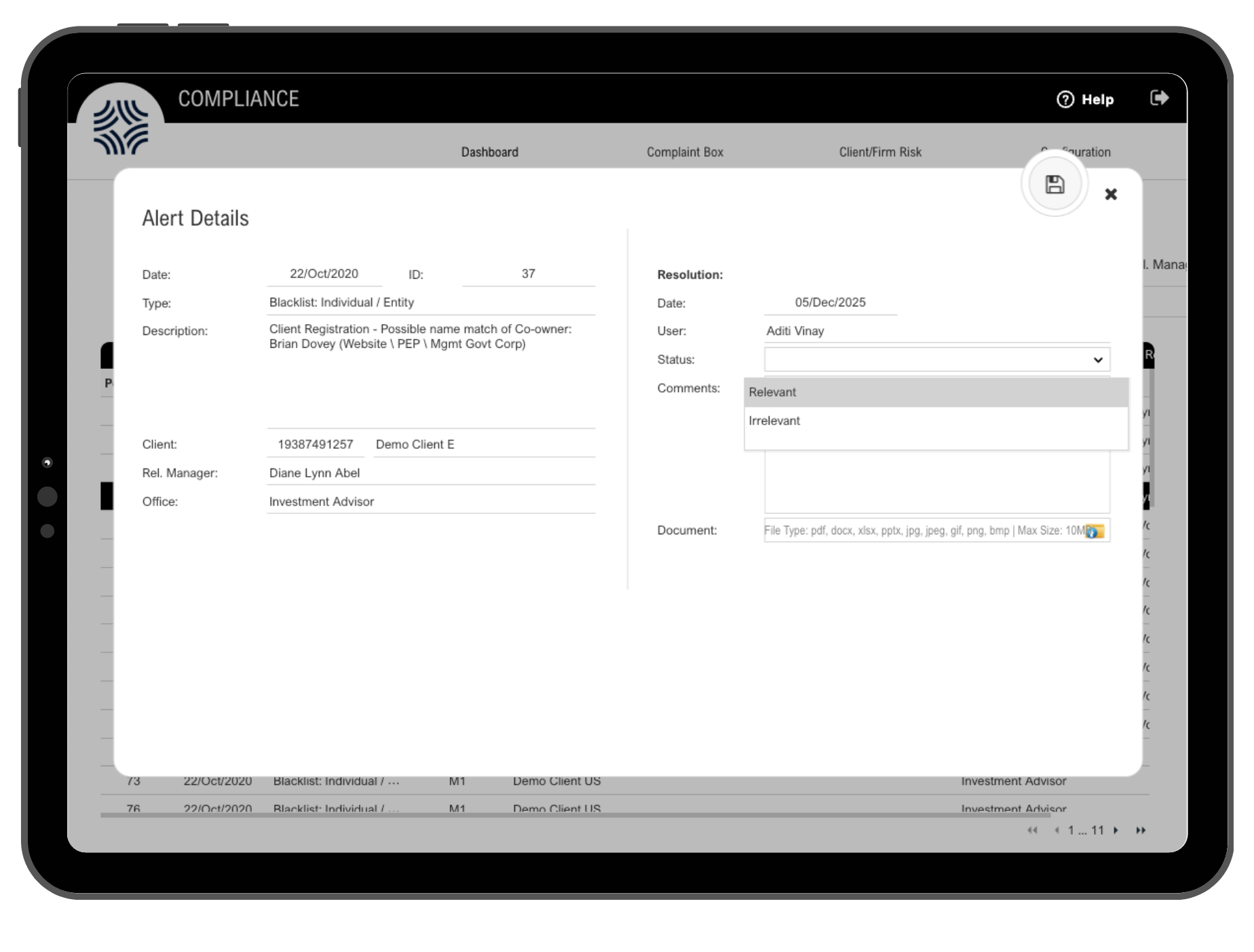 Build institutional muscle with scalable compliance tools.