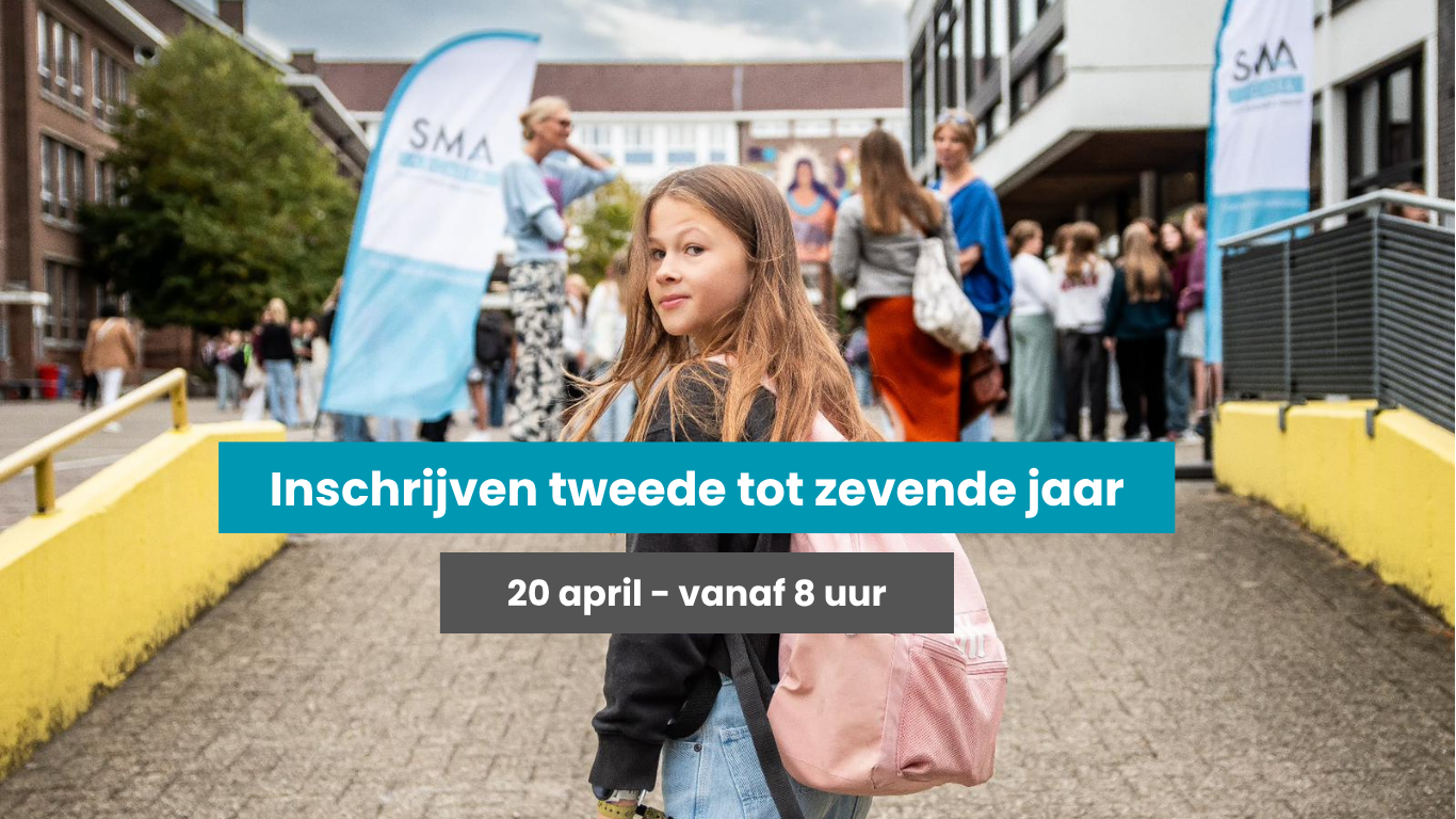 Start inschrijvingen 2e tot 7e jaren 