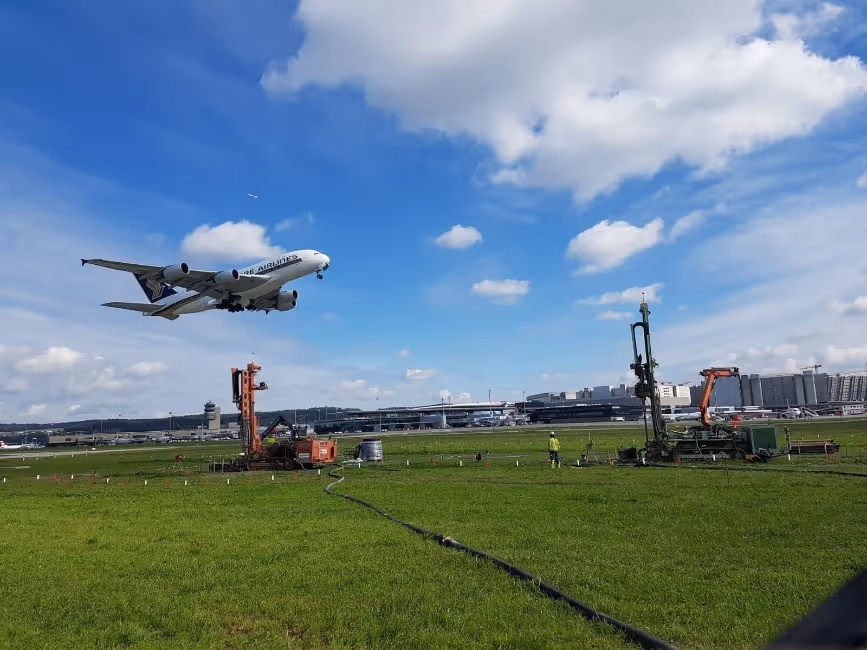 Versorgung Werkhofareal Zürich Flughafen