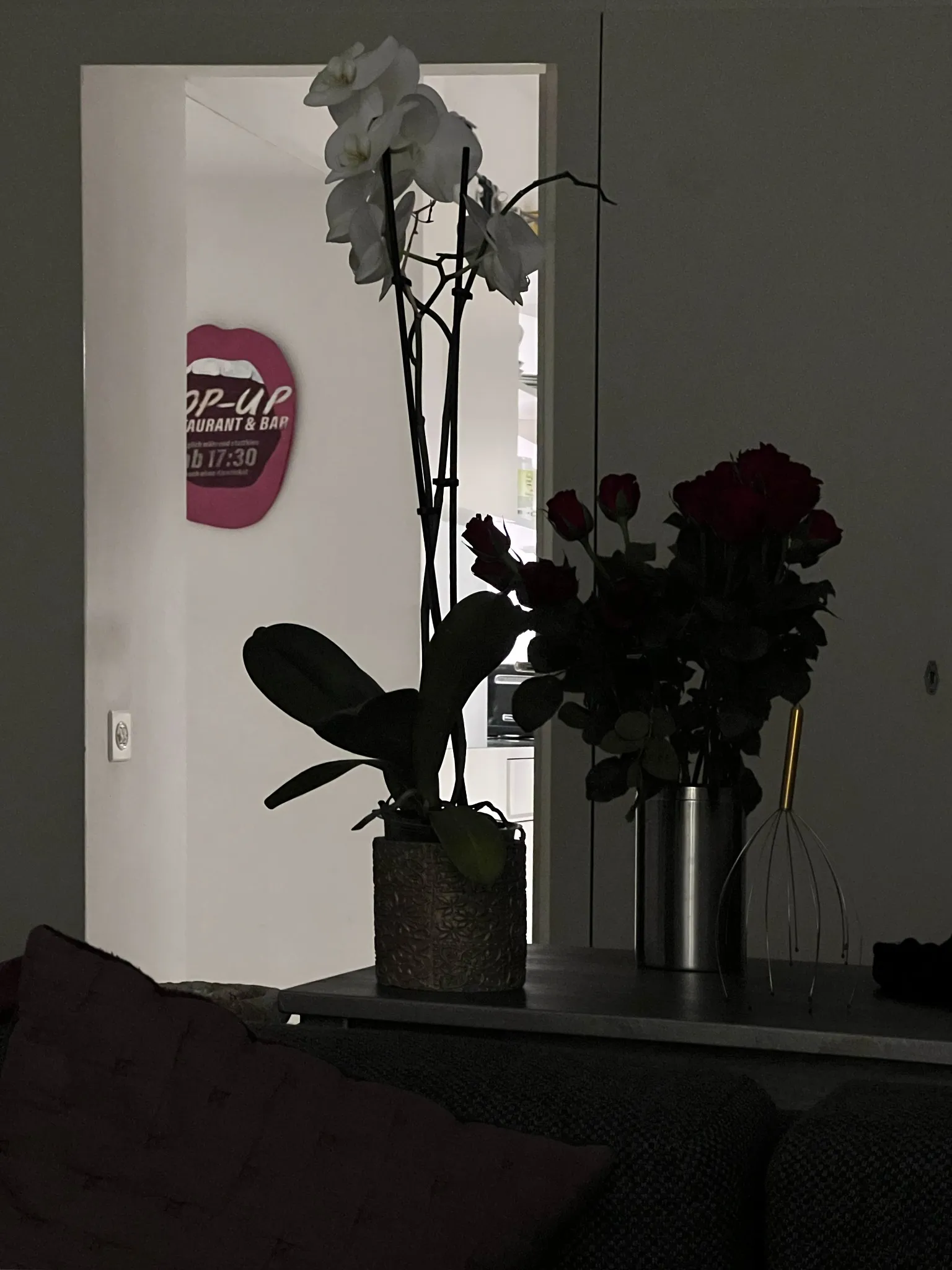 Pop-up restaurant interior