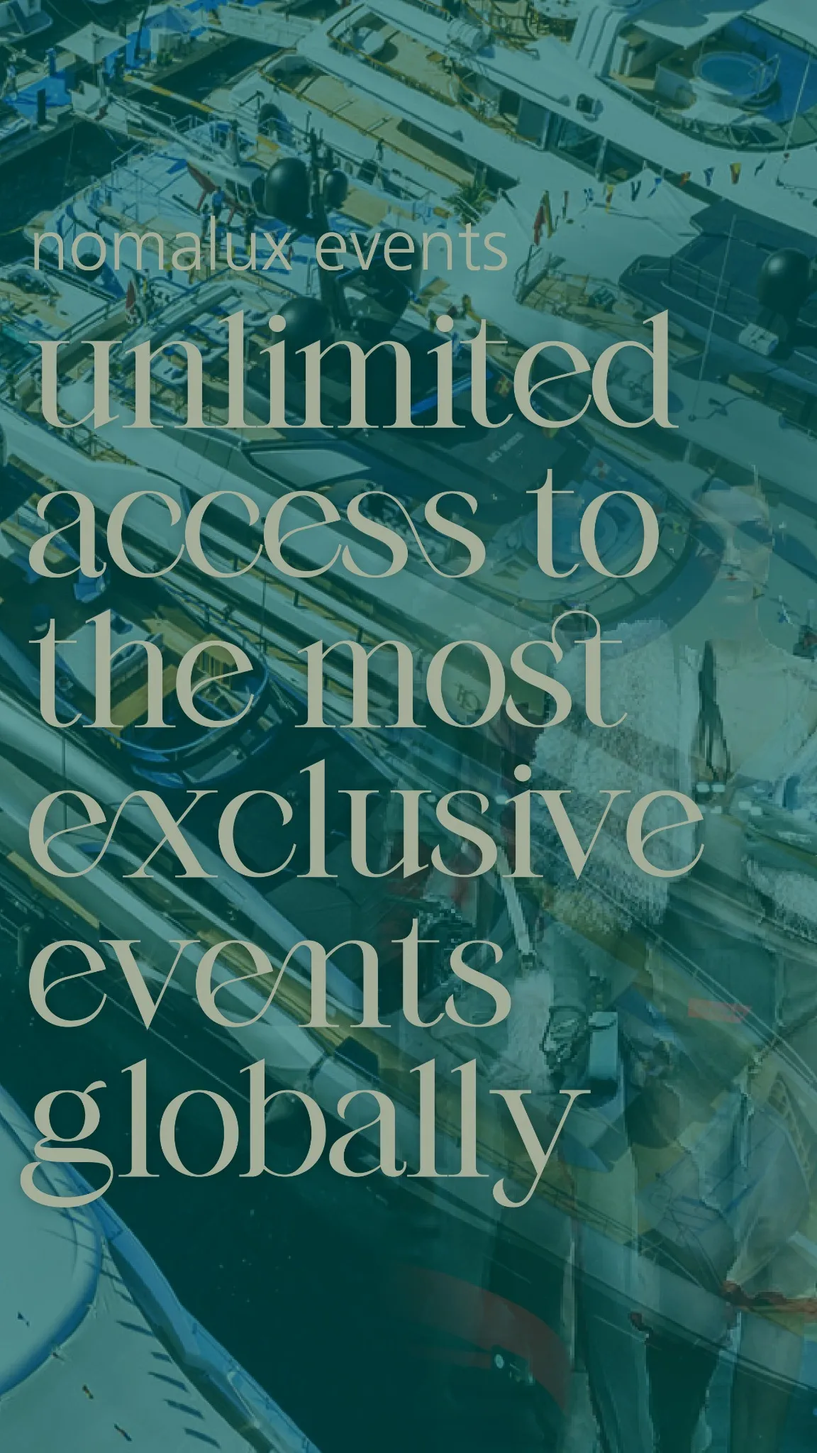 Nomalux Events communication design
