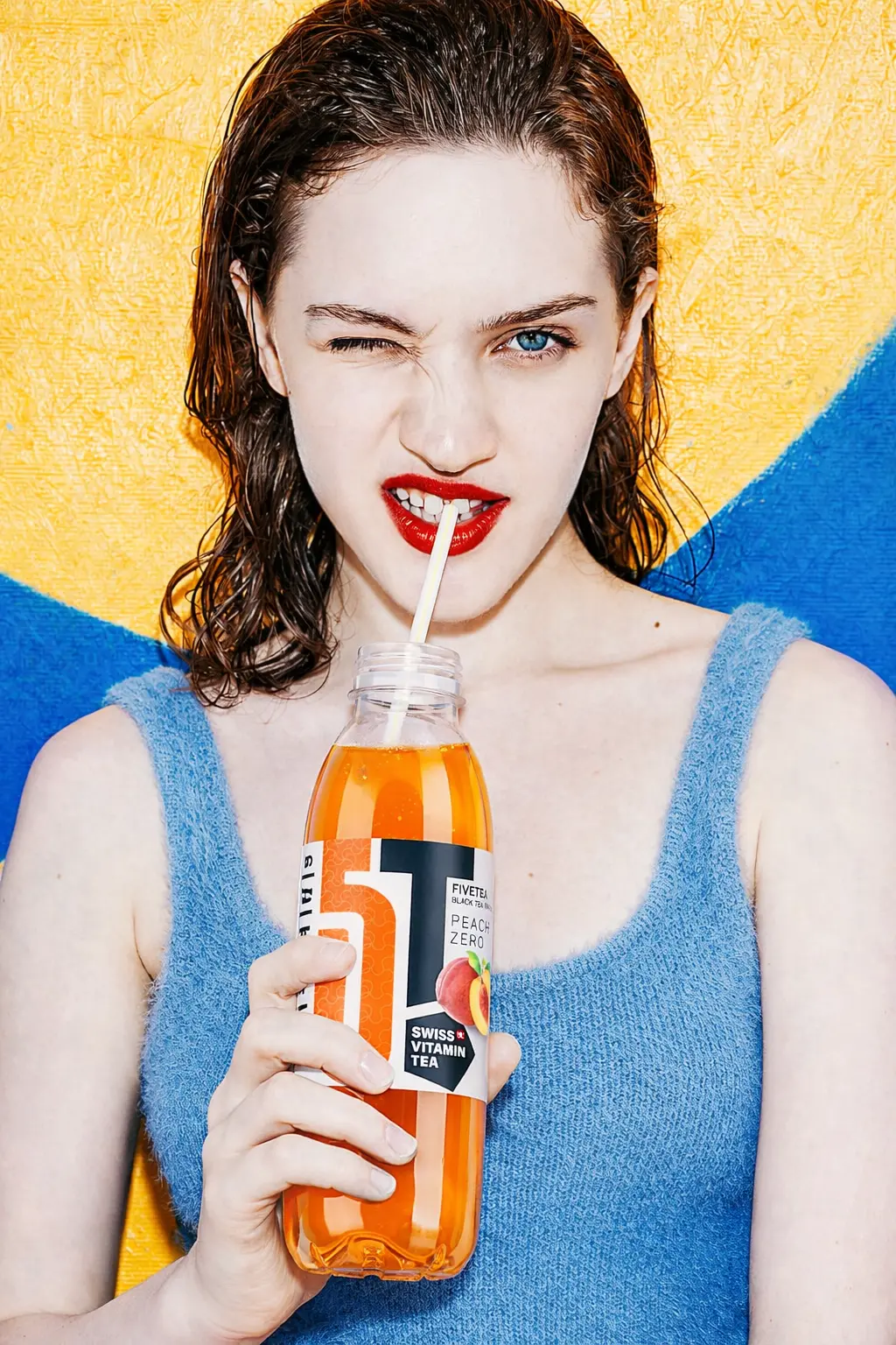 FIVETEA Peach Zero campaign image