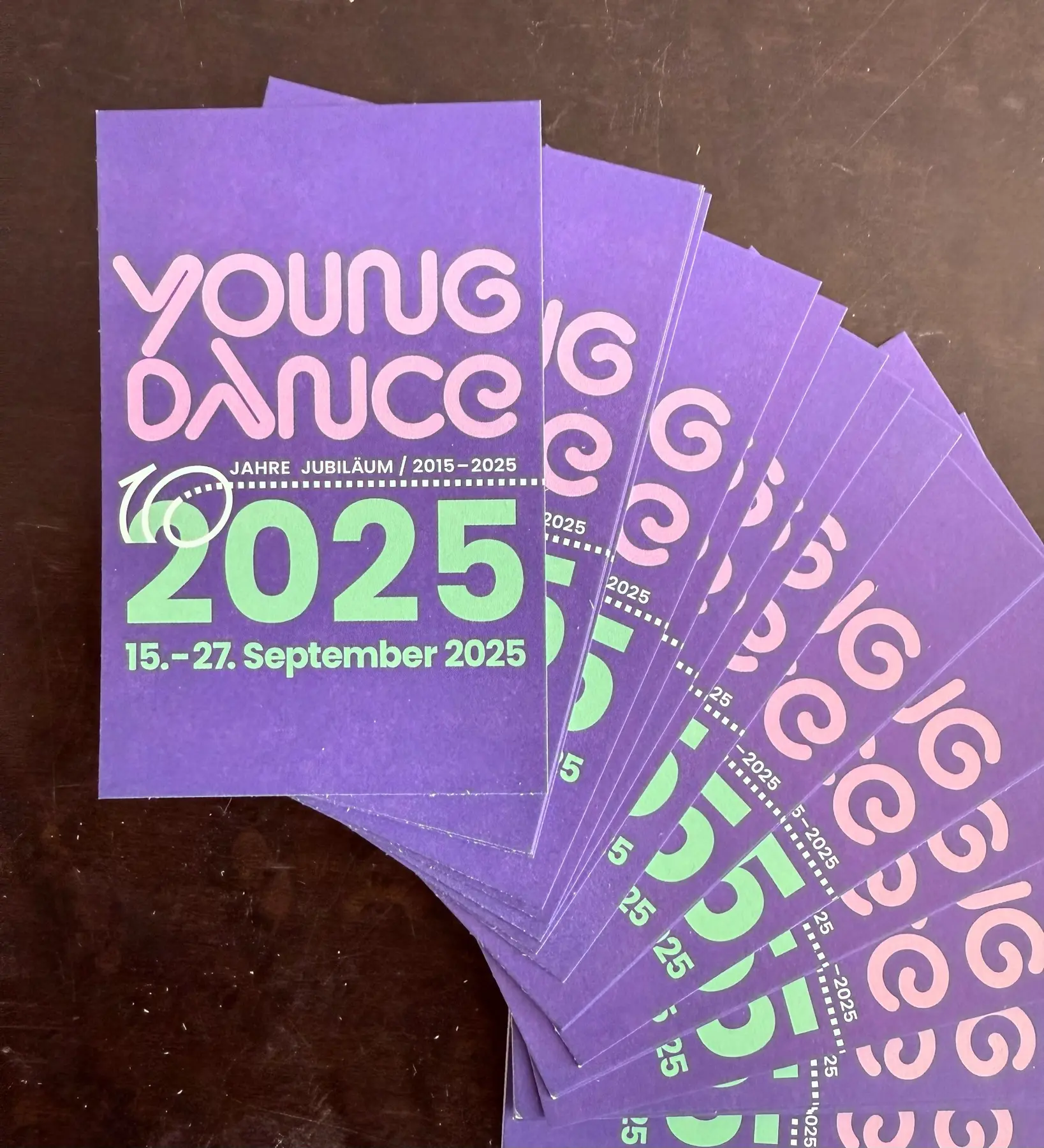 YOUNG DANCE Jubiläumsflyer 2025