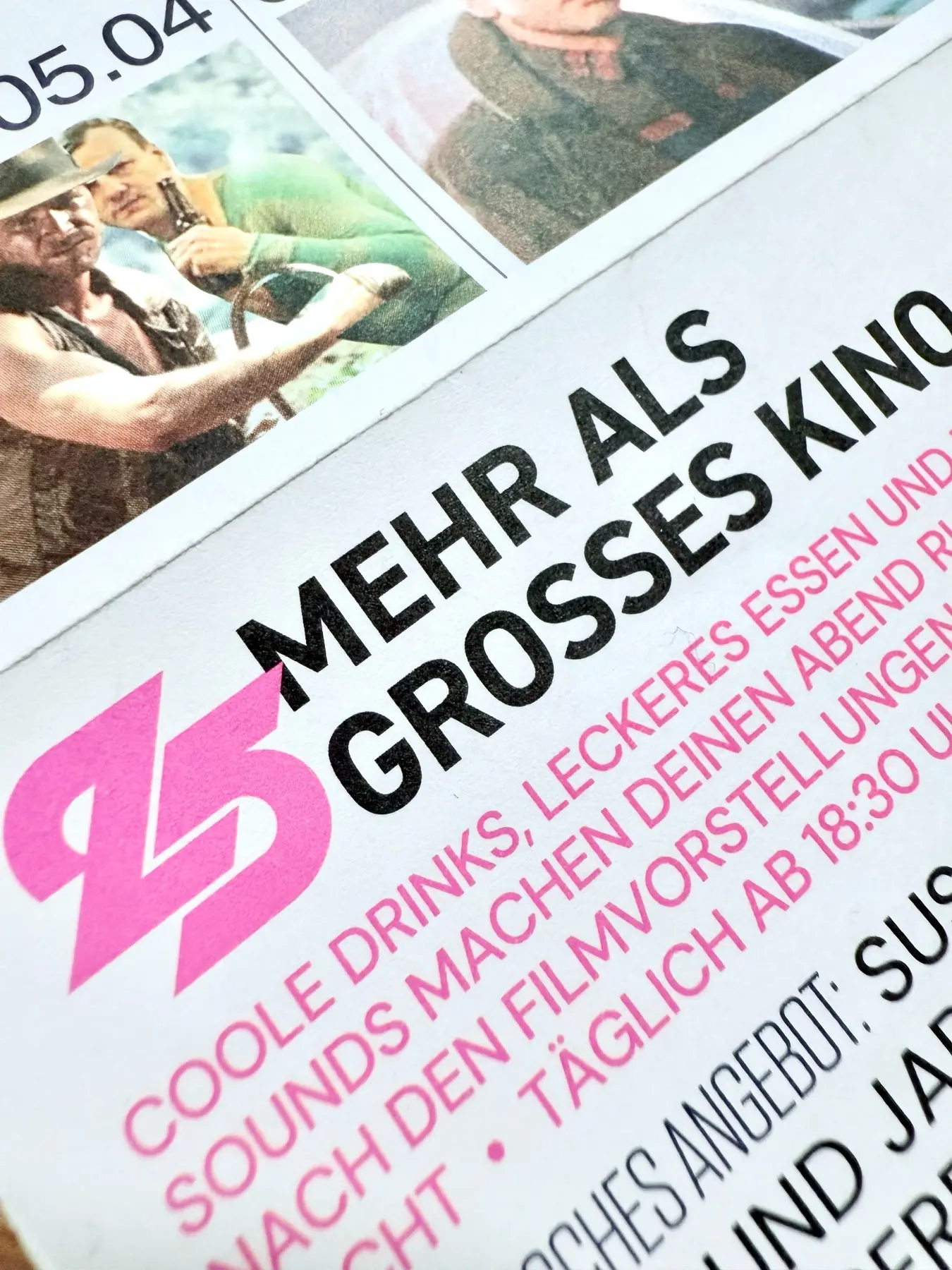 stattkino 25 – Jubiläumszeitung und Editorial Design