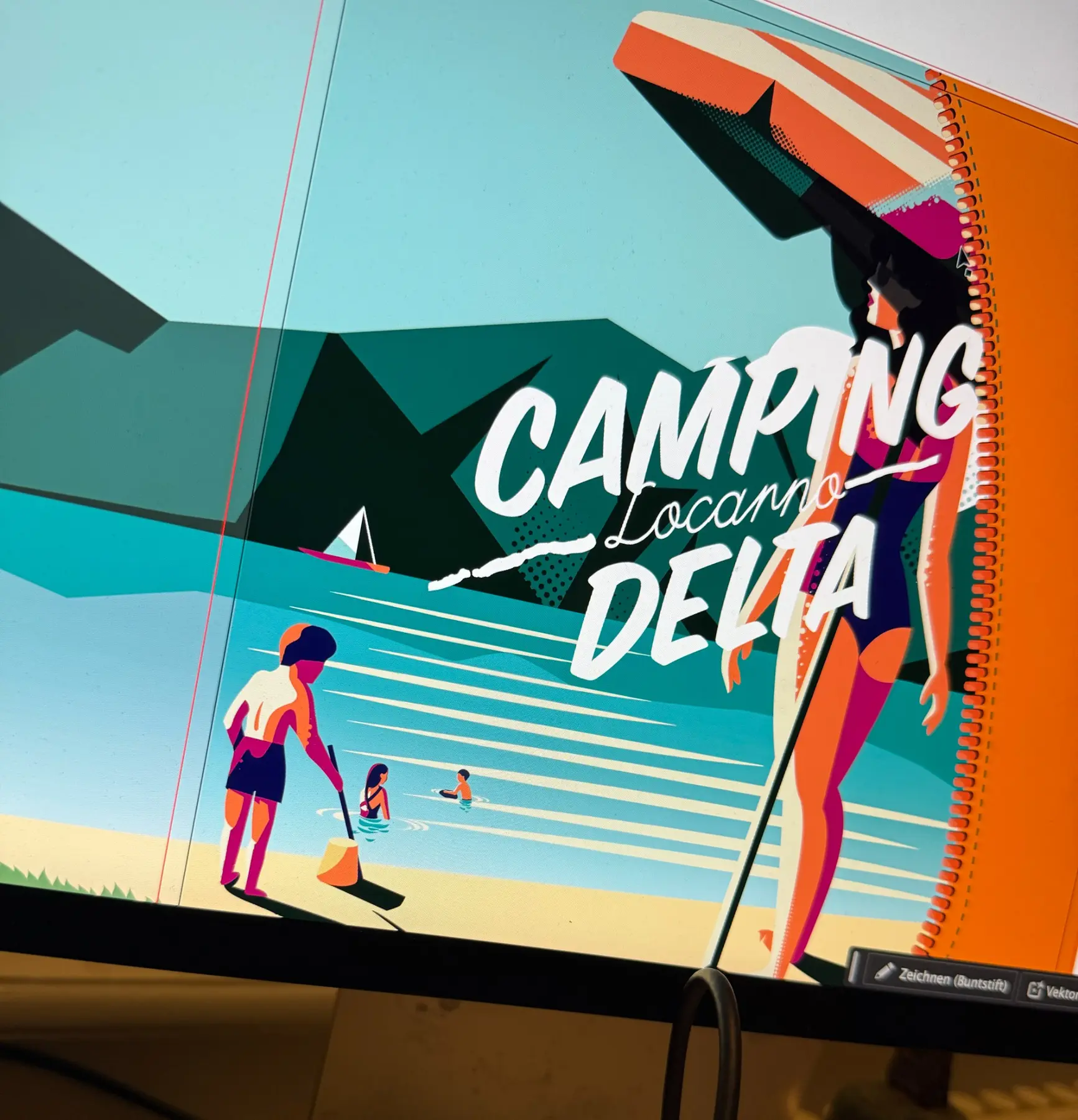 Camping Delta – Illustration und visuelle Kommunikation in Entwicklung