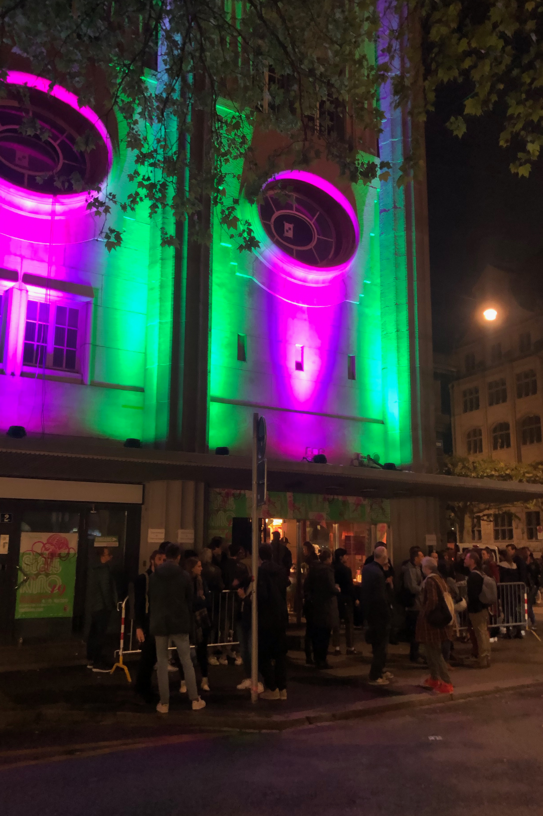 Stattkino 2019 – Lichtinstallation und Veranstaltungsatmosphäre