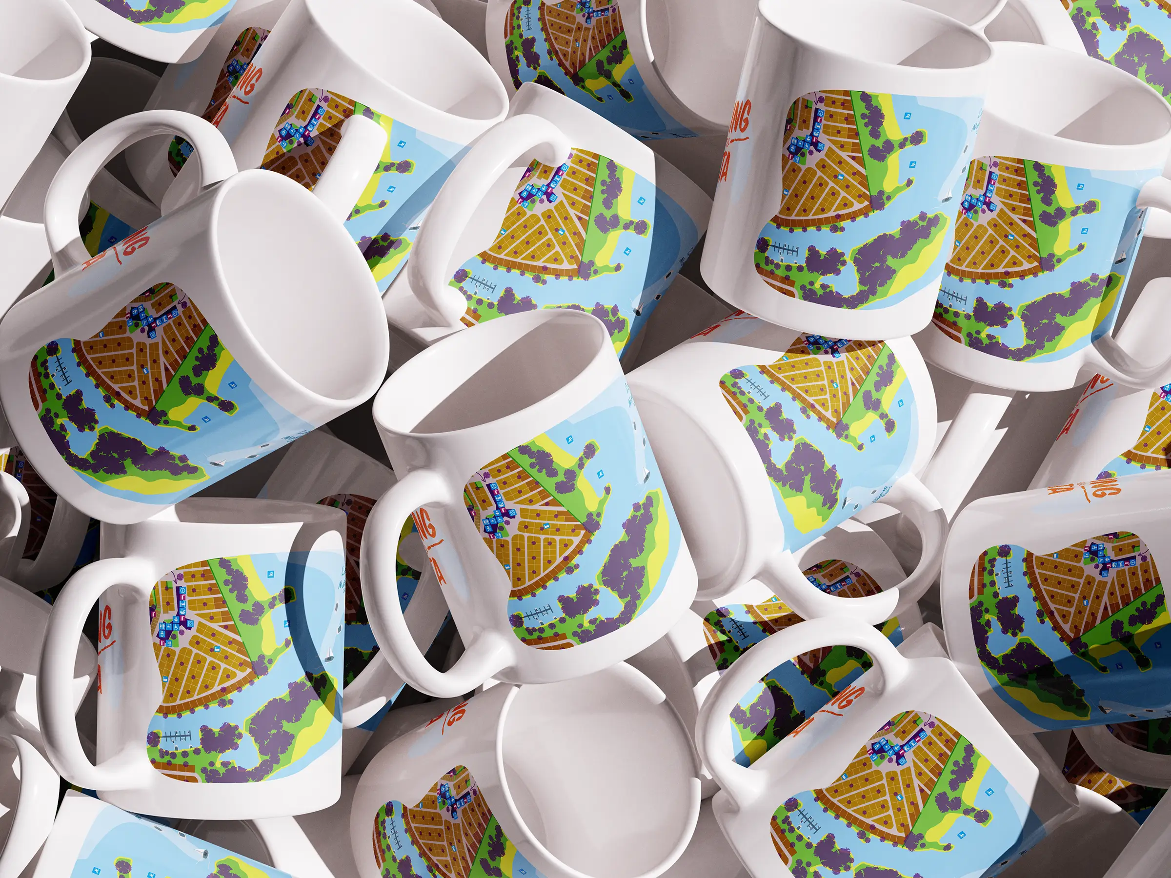 Camping Delta Mugs