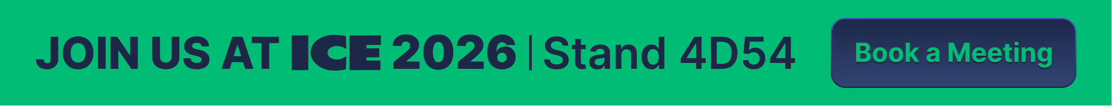 Join Us at ICE Barcelona 2026 at Stand 4D54