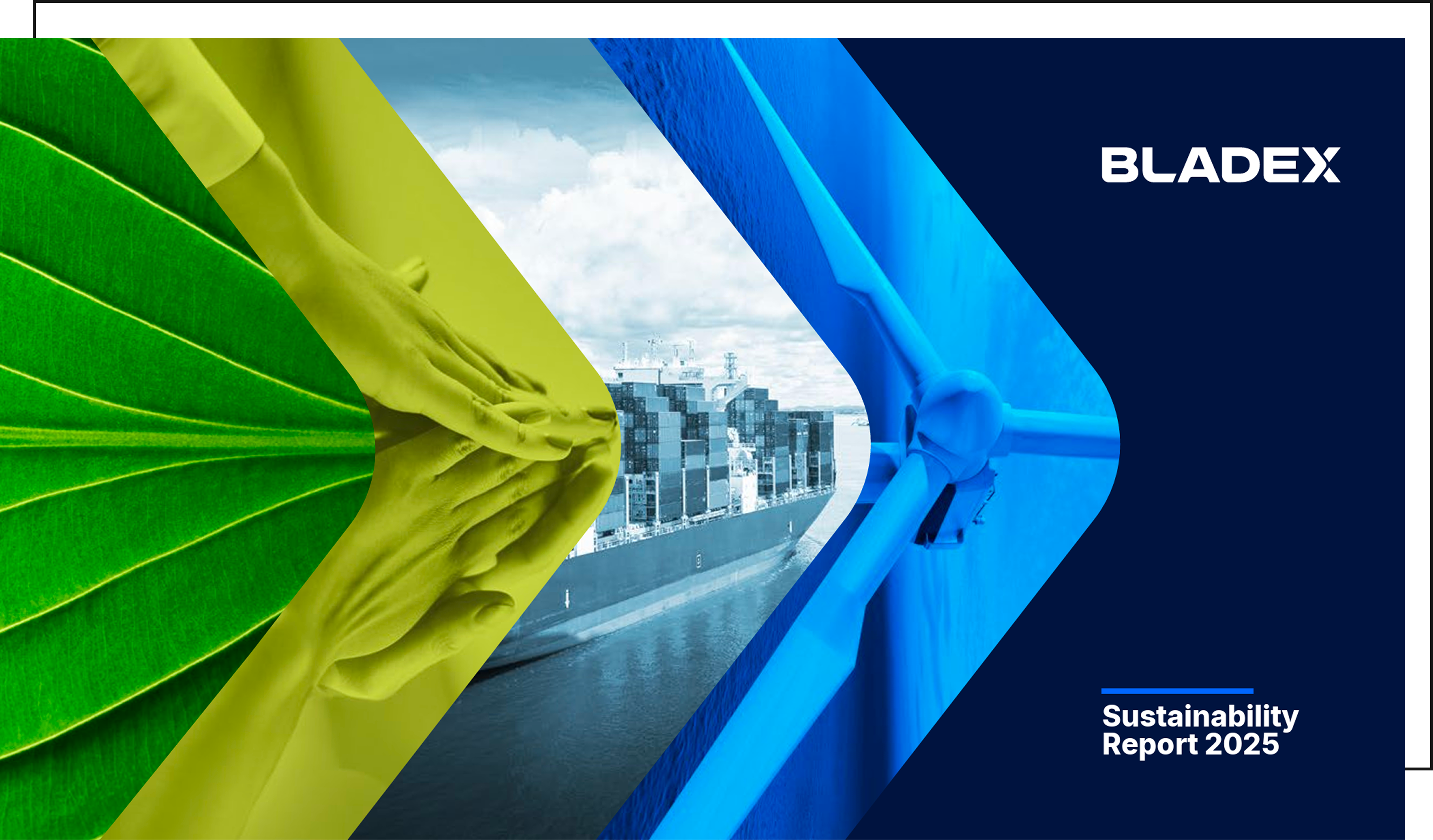 Bladex Sustainability Report 2025 cover in English