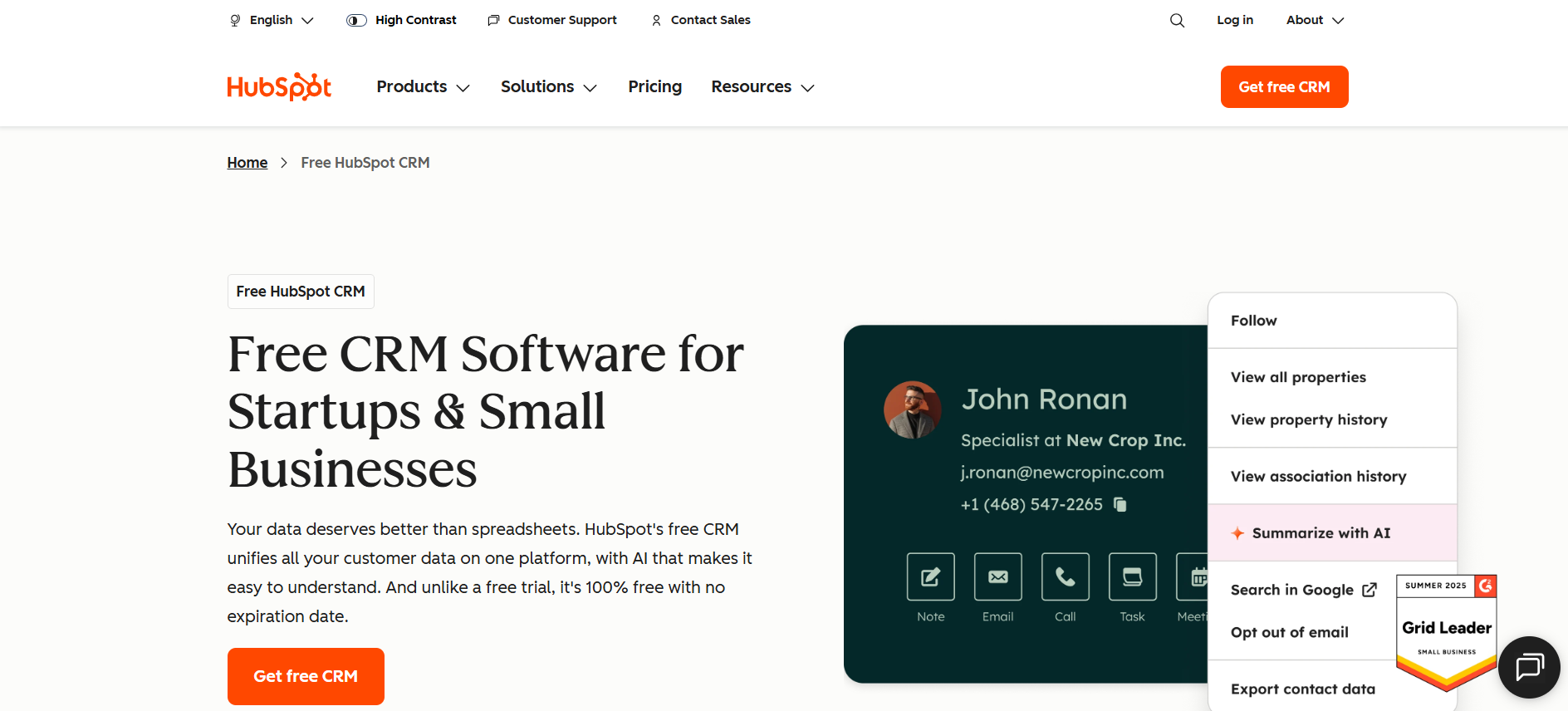 HubSpot CRM