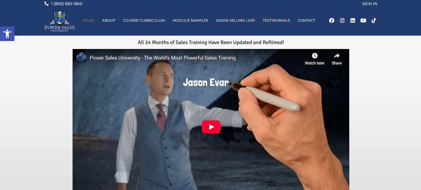 Selling Power University