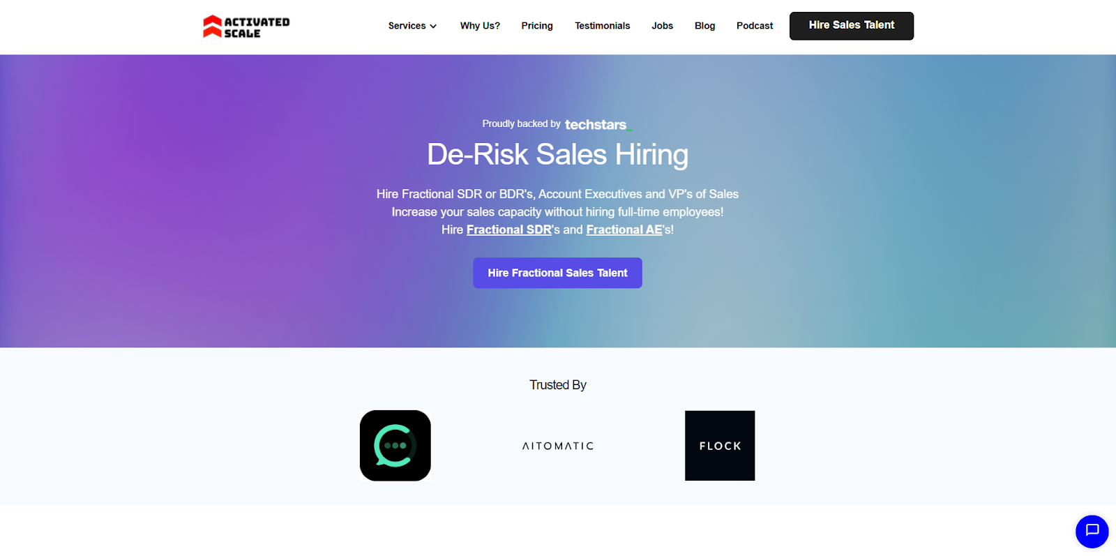 Activated Scale Homepage