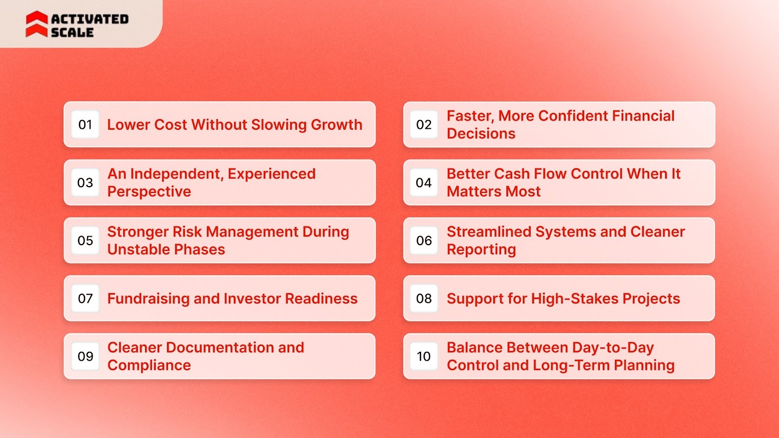 Key Benefits of Outsourced CFO Services for Growing Companies