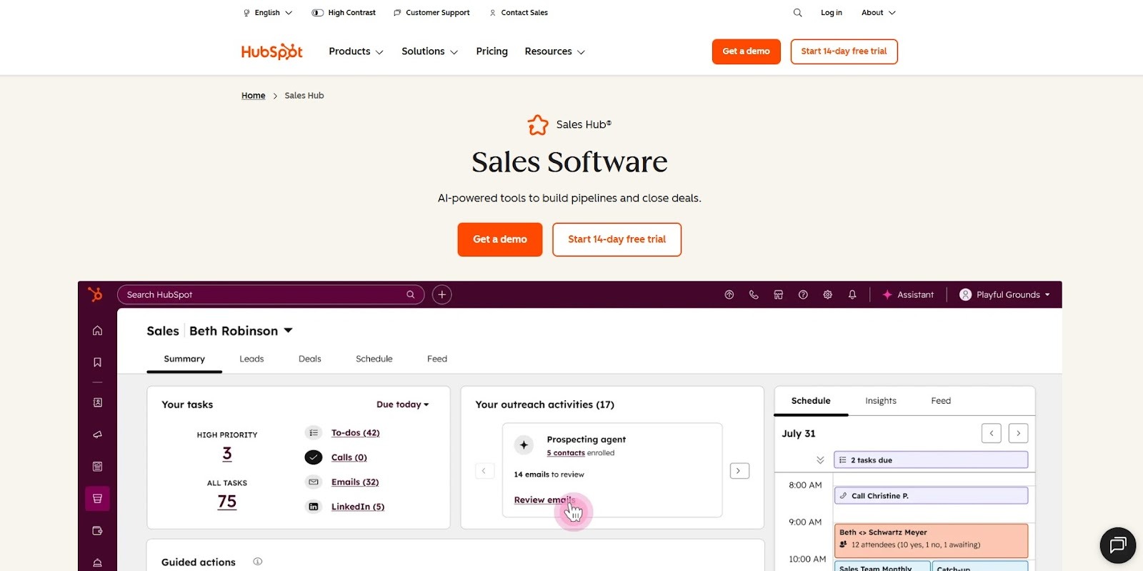 HubSpot – Sales Hub