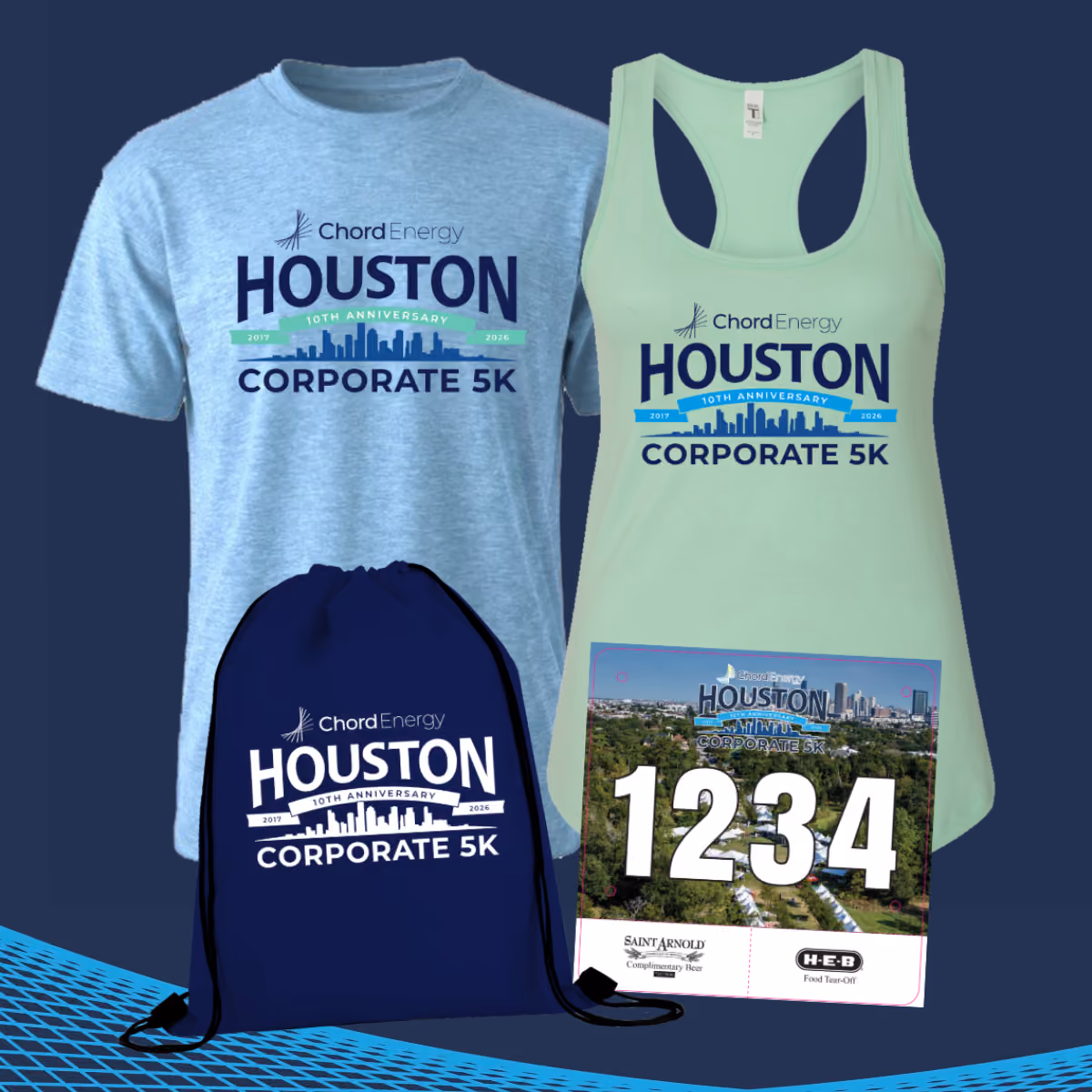 2026 Houston Corp Run Swag