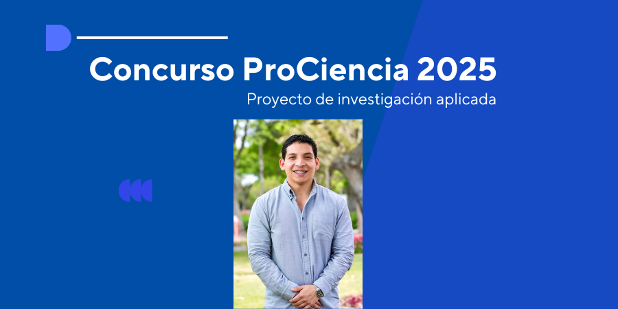 Profesor de Ciencias PUCP gana Concurso de proyecto de investigación aplicada organizado por ProCiencia