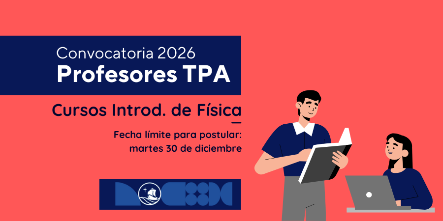 Convocatoria a concurso de plazas docentes TPA-2026 para cursos introductorios de Física
