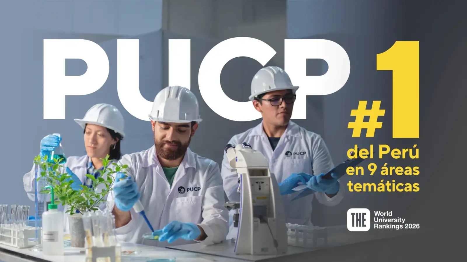 La PUCP destaca con el aporte de nuestros científicos en el Ranking THE 2026