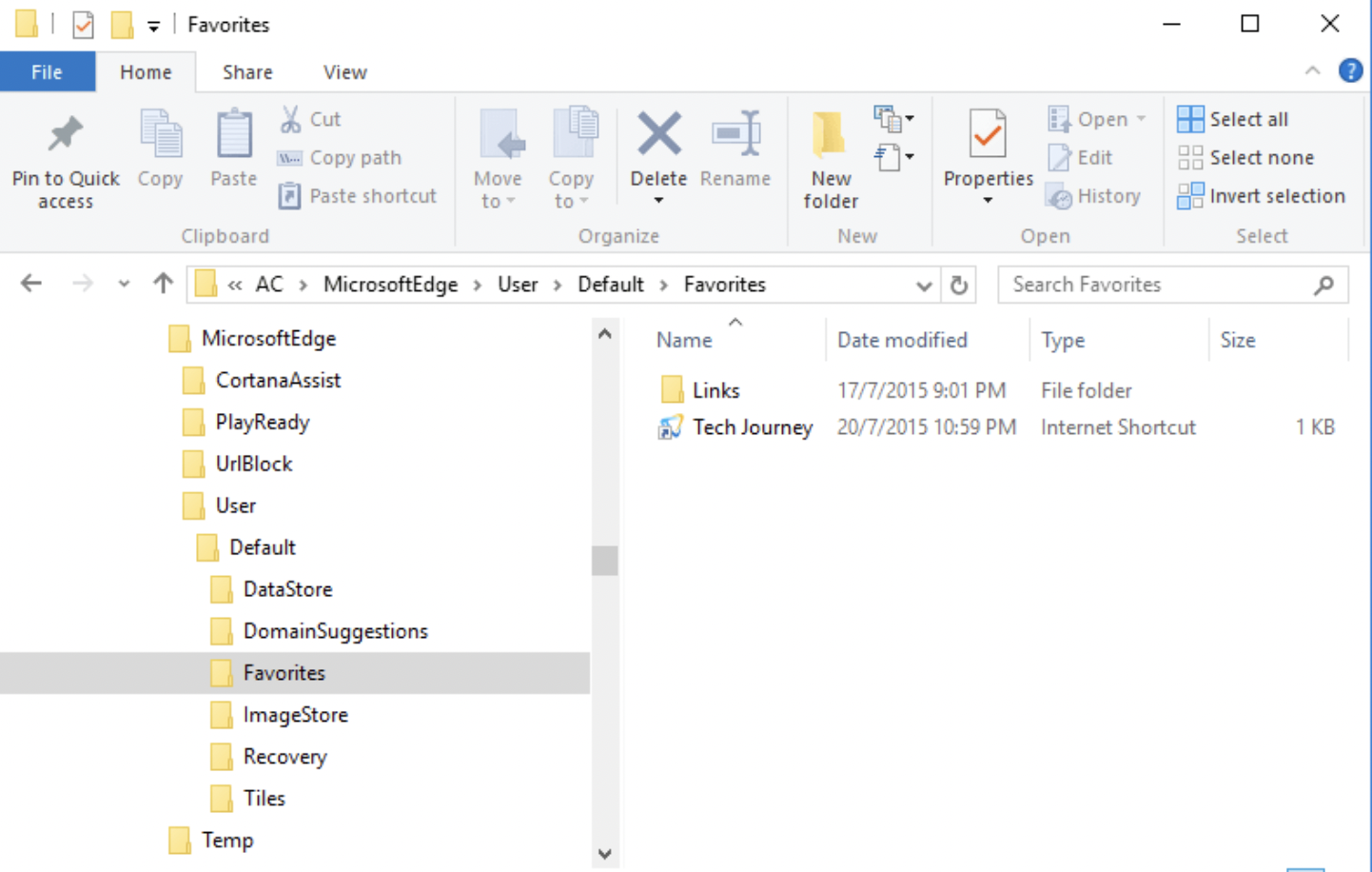 How to find bookmarks in Edge with ease - Use folders