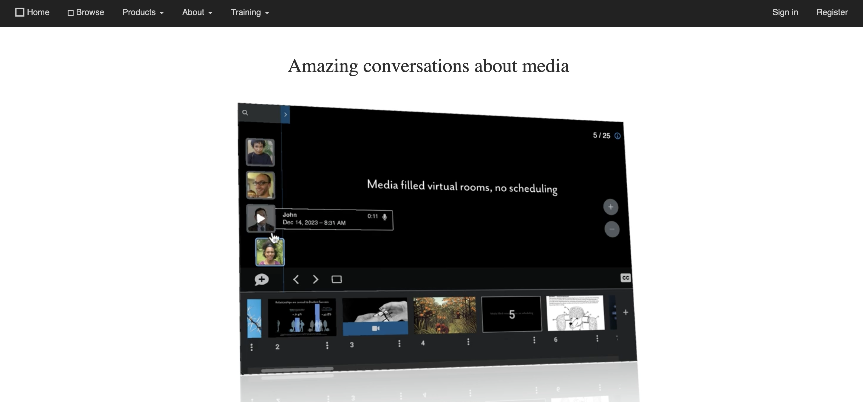 VoiceThread is cool for image and video commenting