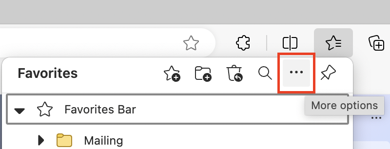 This guide shows you how to save bookmarks in Edge