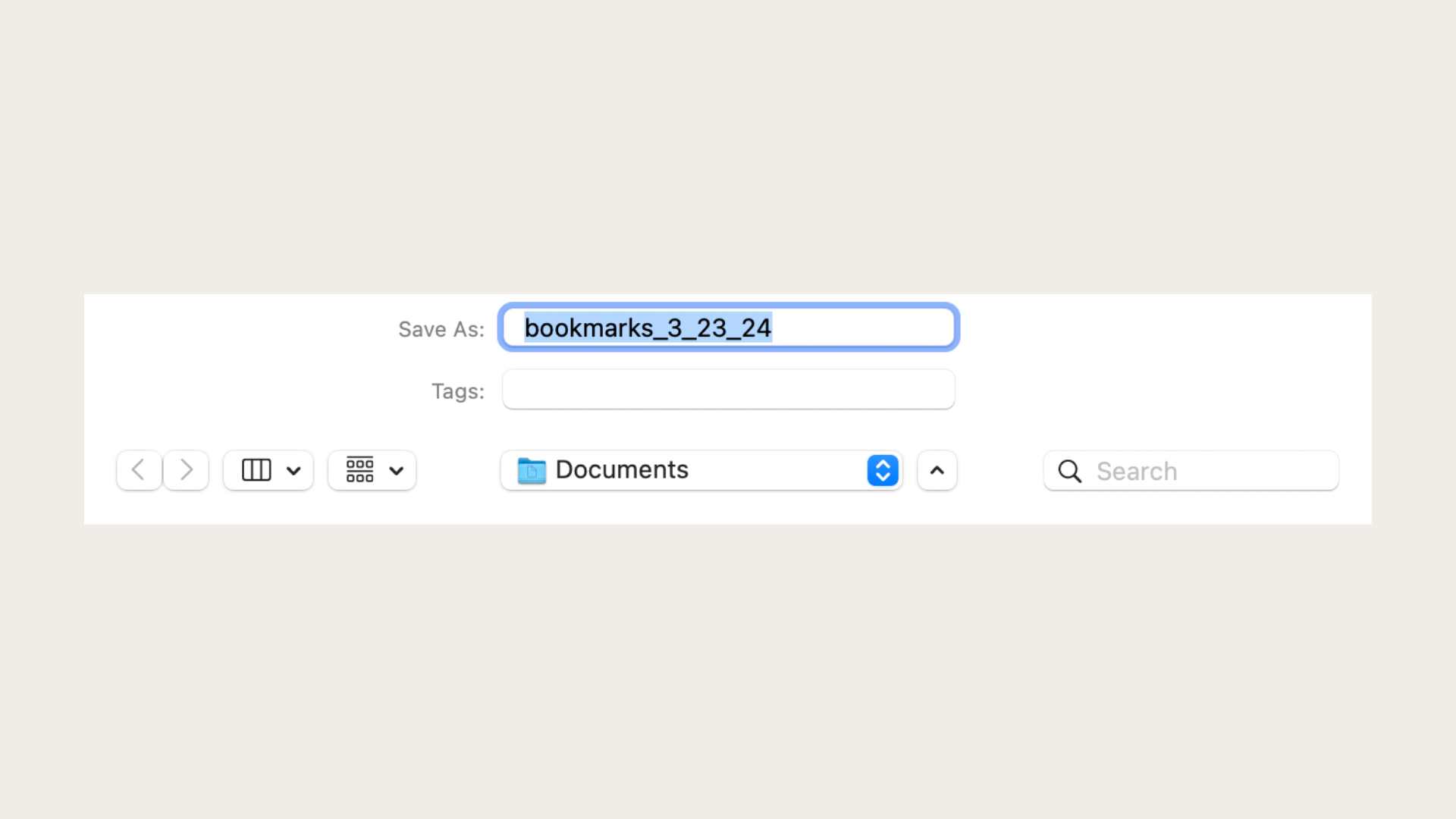 how save chrome bookmarks