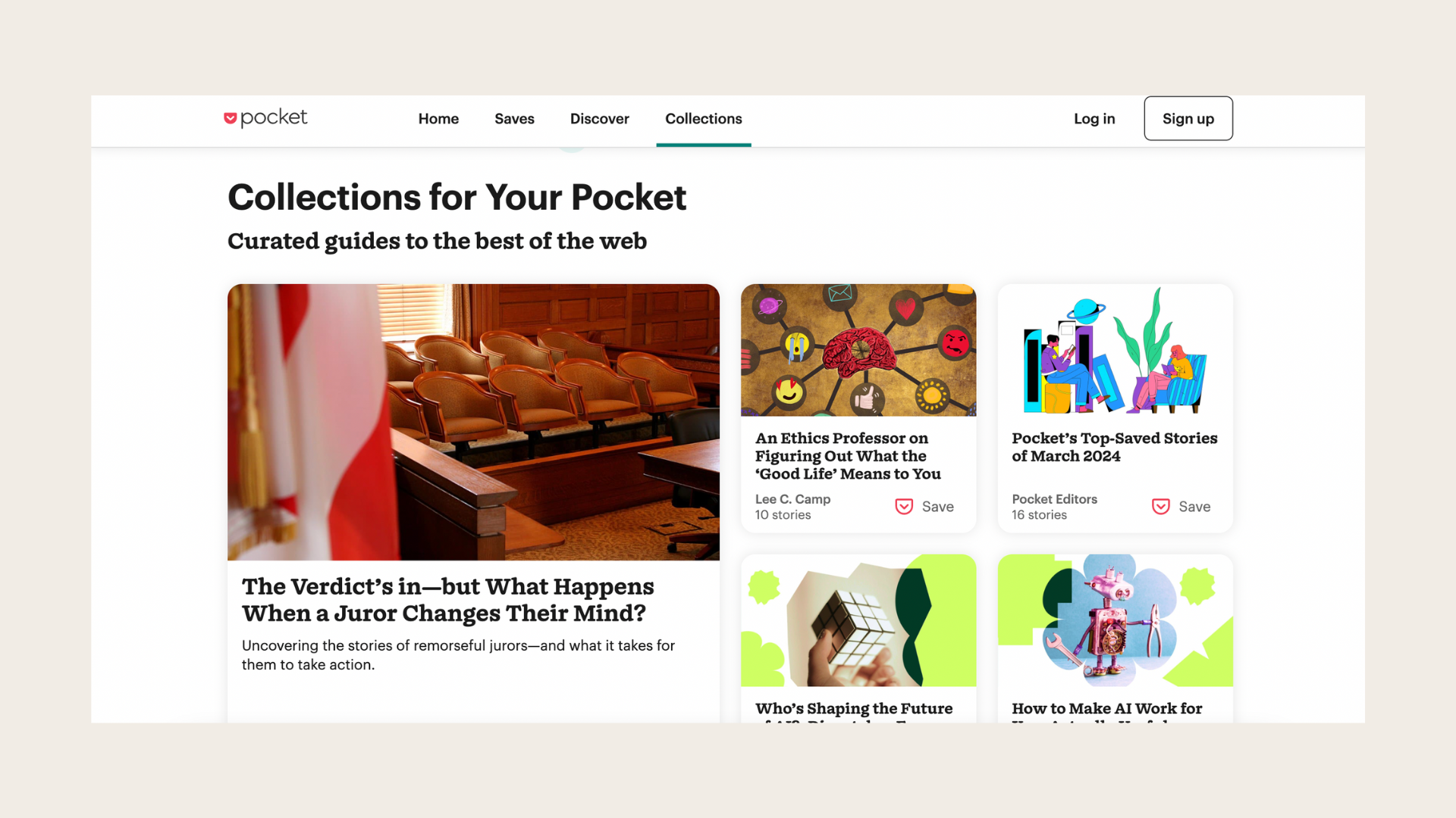 Pocket offers offline access to saved articles