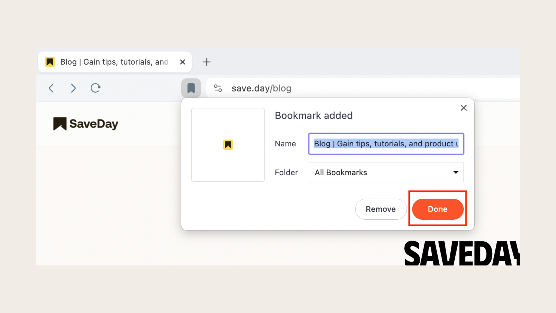 how to bookmark in Brave browser