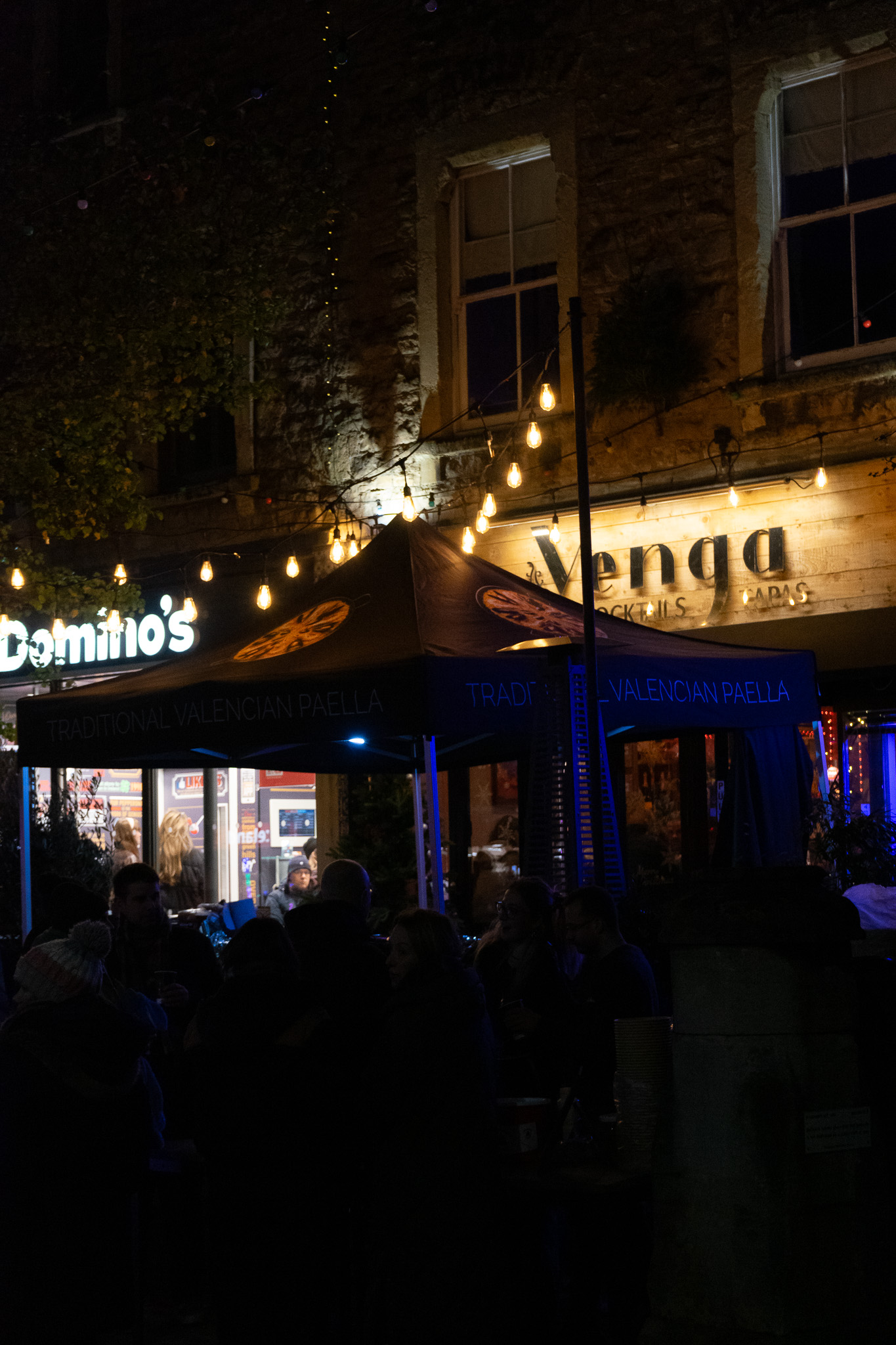 Paella CaLuciano gazebo and Venga restaurant