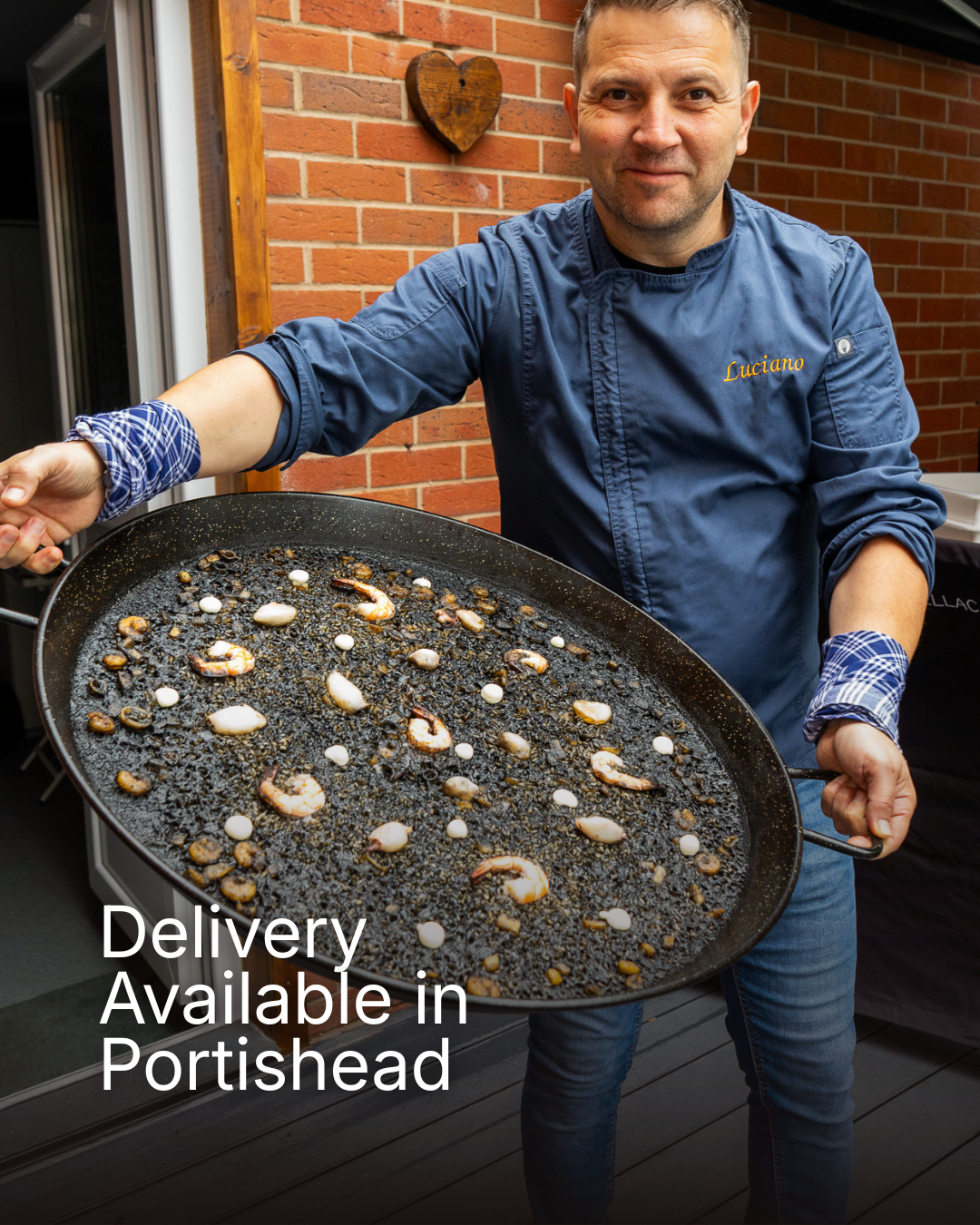 Paella lunch delivery in Portishead from Paella Ca Luciano
