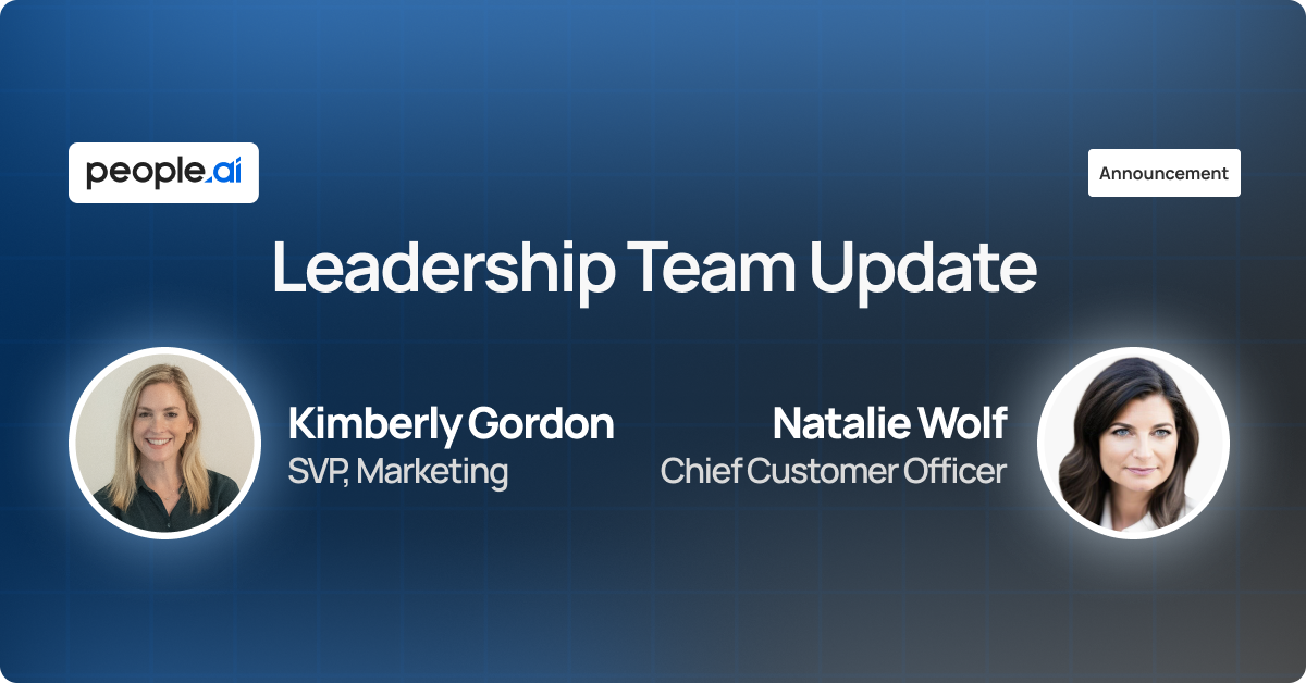People.ai Bolsters Its Senior Leadership Team With First Chief Customer Officer and SVP of Marketing 